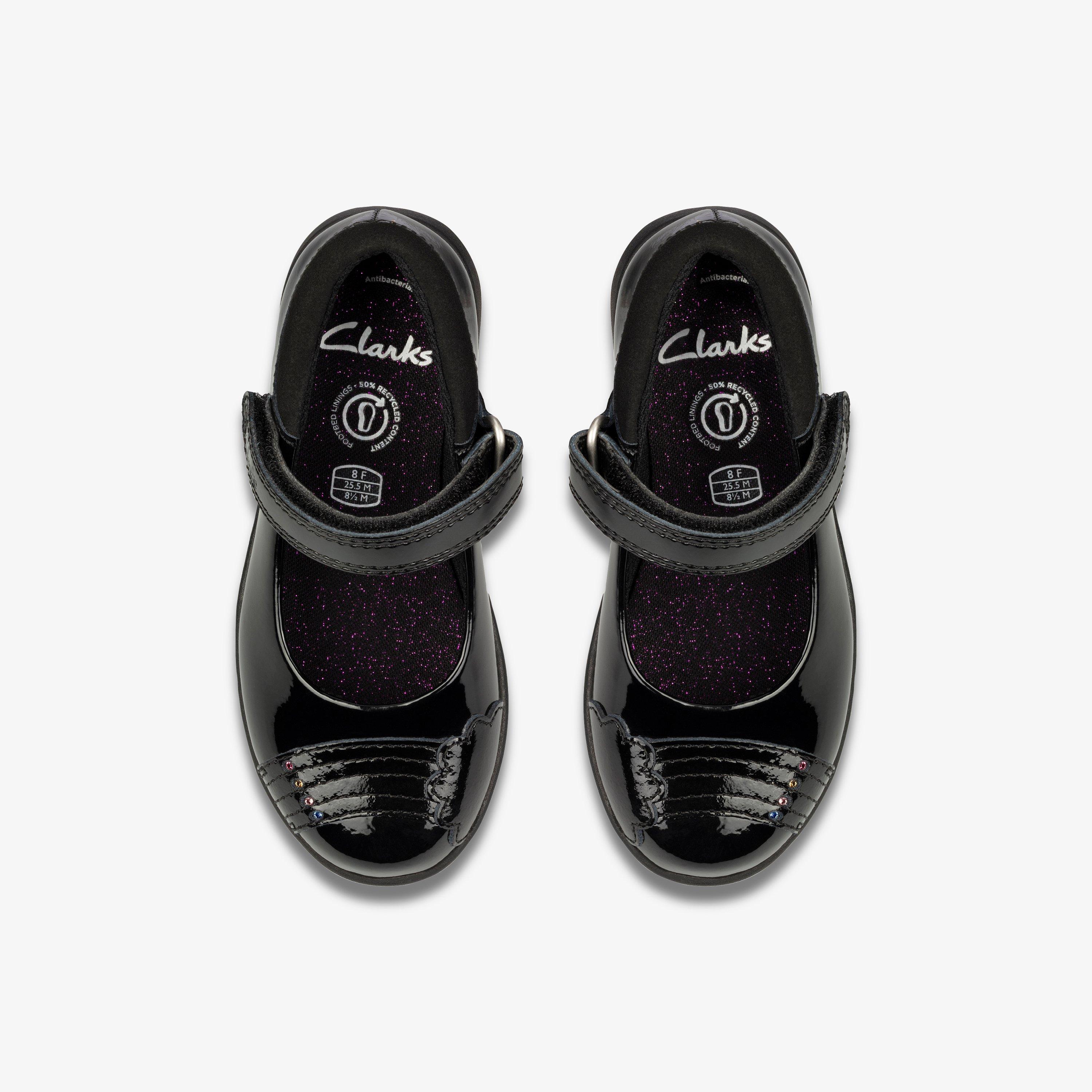Etch Beam Toddler Black Patent Mary Jane School Shoes, view 6 of 6