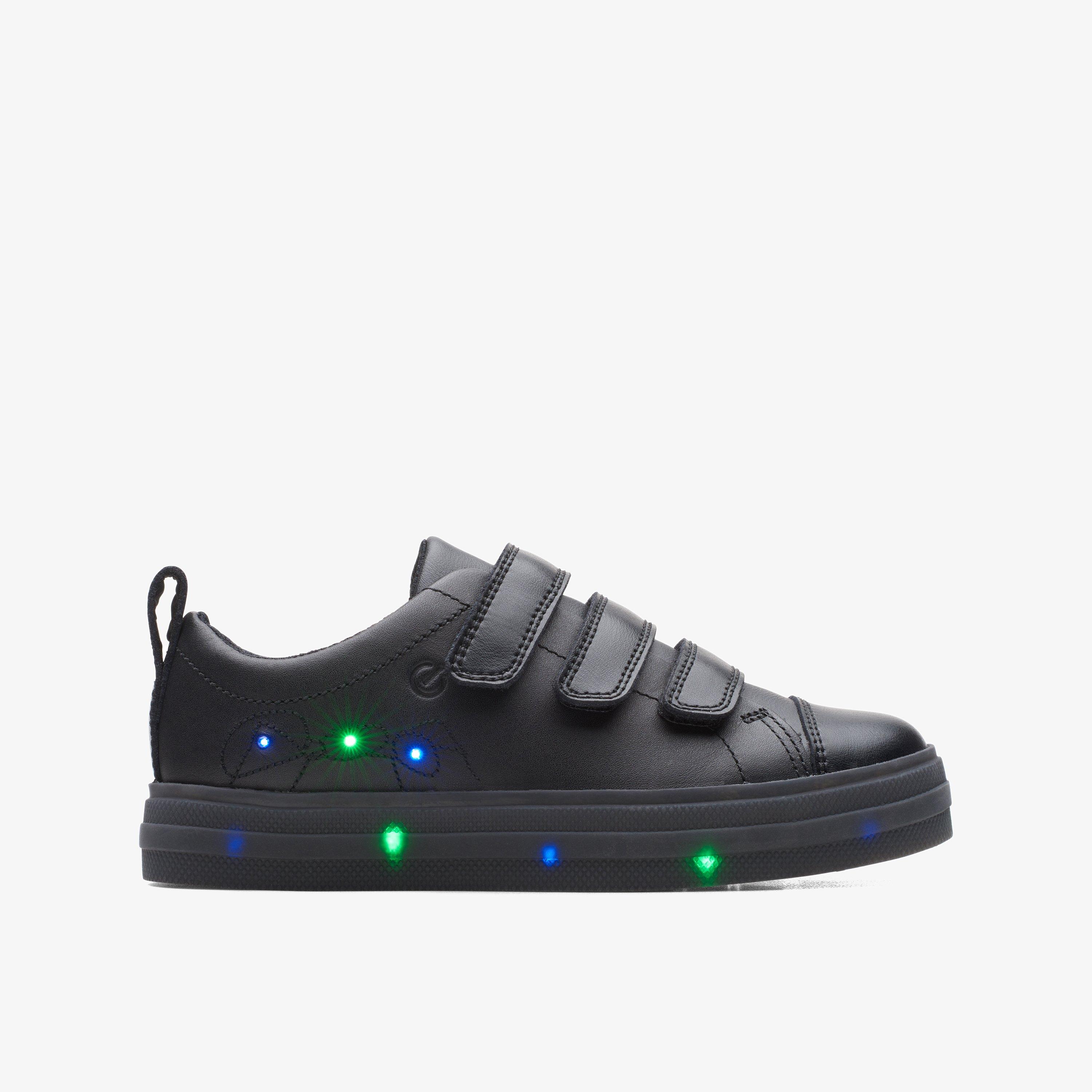 Clarks light up hot sale school shoes