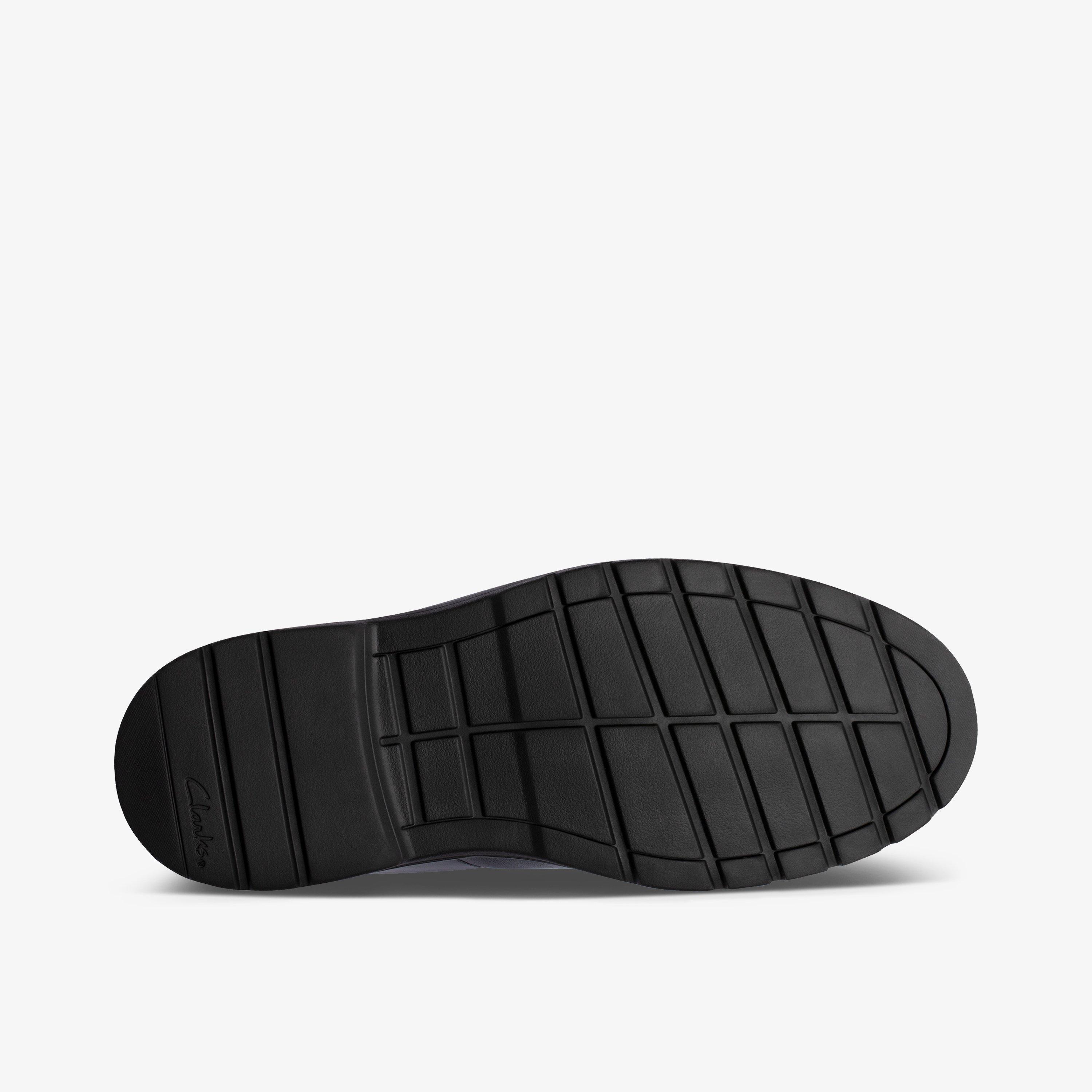 Loxham Craft Youth Black Leather Loafers Slip Ons School Shoes, view 3 of 6