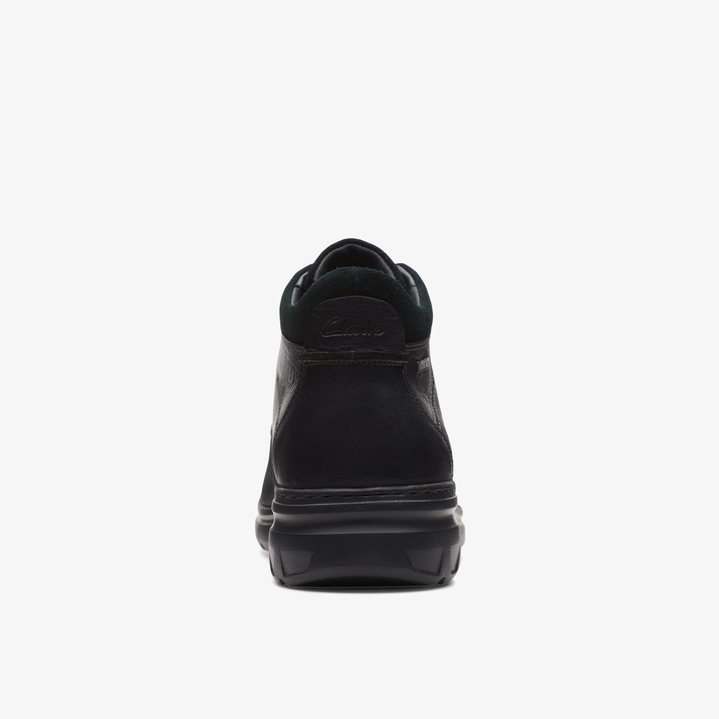 Mens Rockie 2 Hi GORE TEX Black Leather Ankle Boots Clarks Outlet