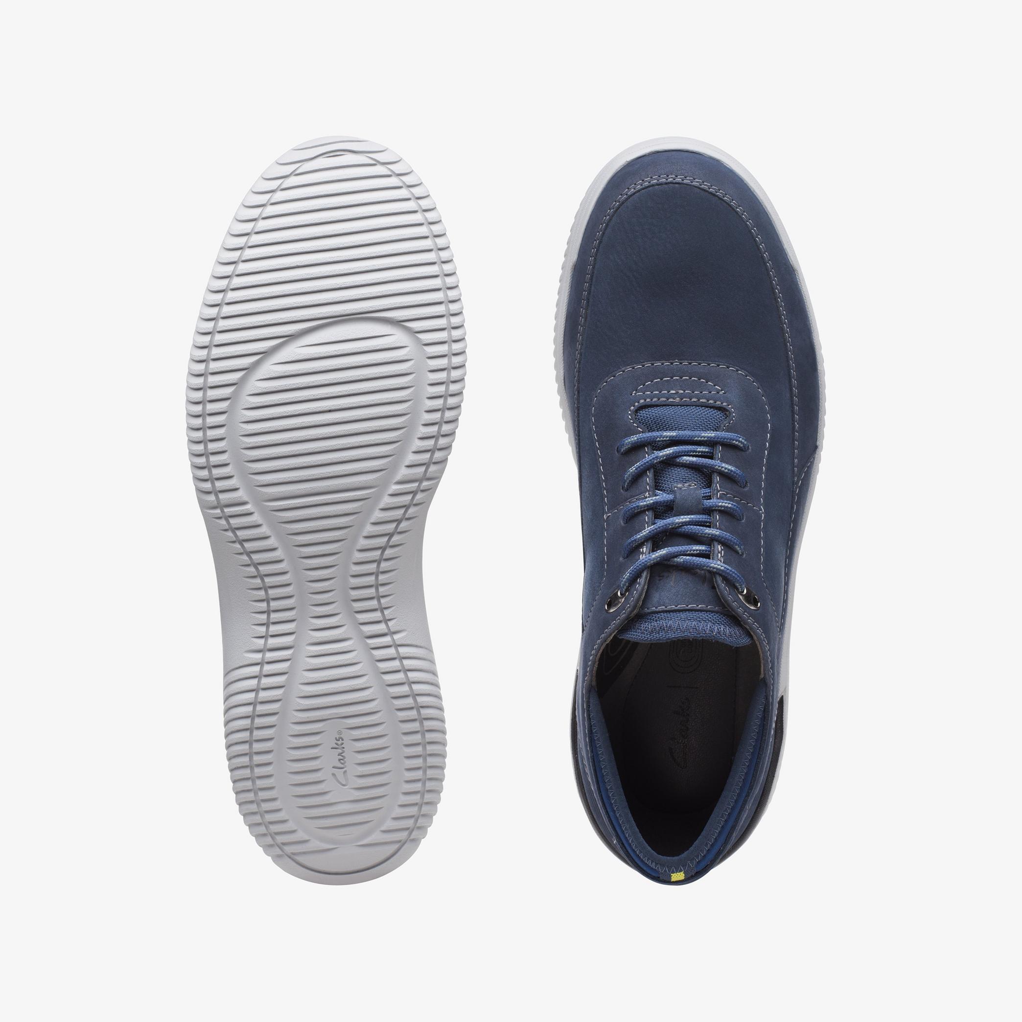 MENS Donaway Lace Navy Nubuck Shoes | Clarks Outlet