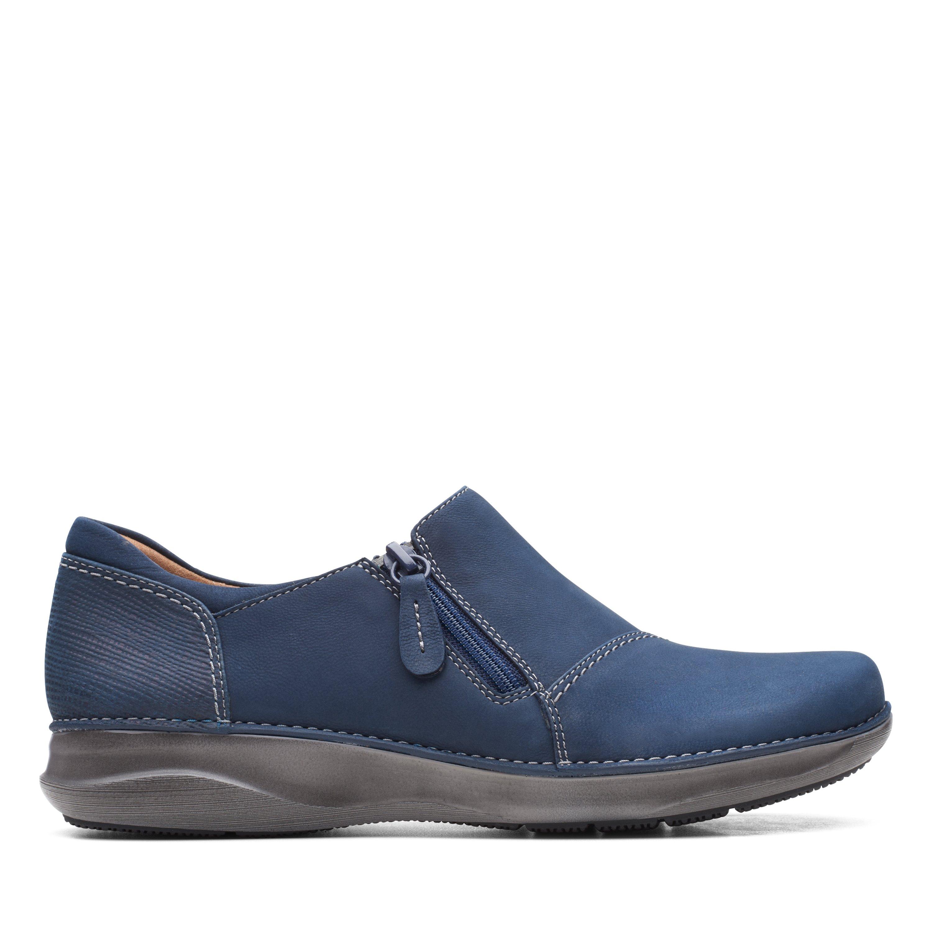 Clarks store womens blue