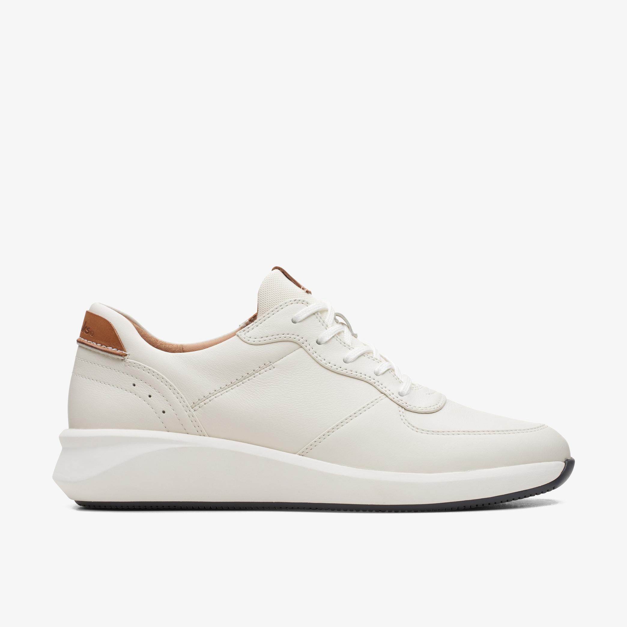 Un Rio Sprint White Combination Leather Shoes, view 1 of 6