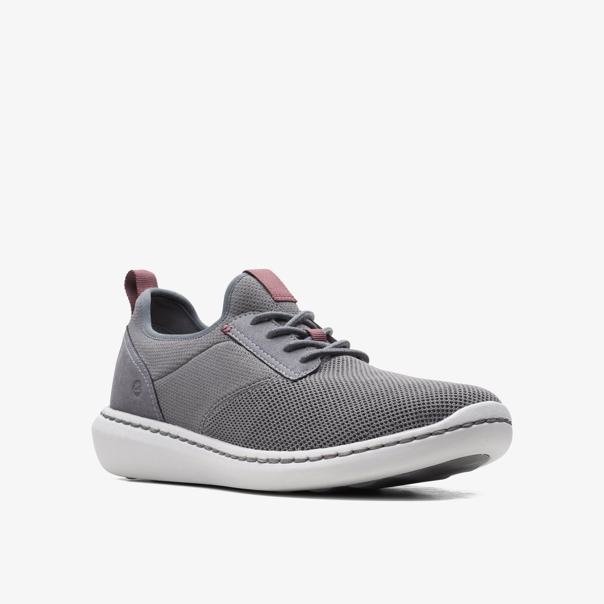 MENS Step Urban Low Grey Textile Shoes | Clarks Outlet