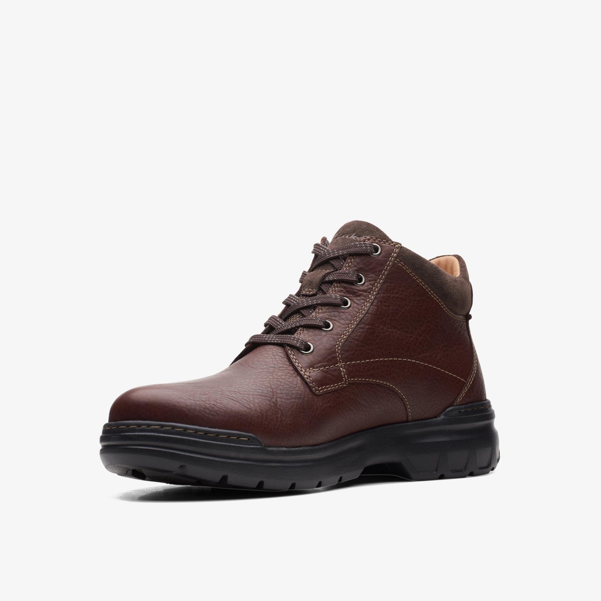 MENS Rockie2 Up GORE-TEX Mahogany Leather Ankle Boots | Clarks Outlet