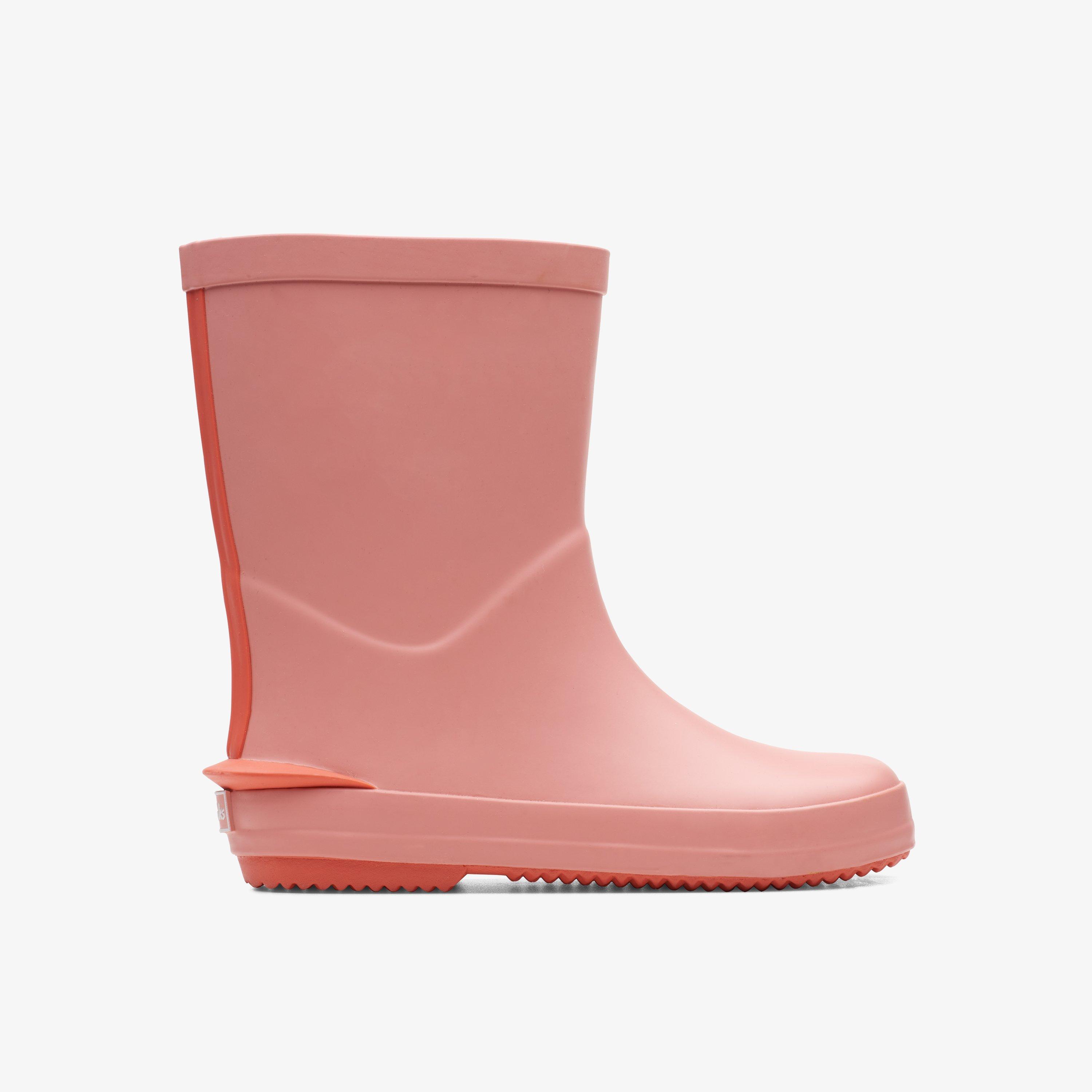 Girls Tarri Run Kid Pink Wellies | Clarks Outlet