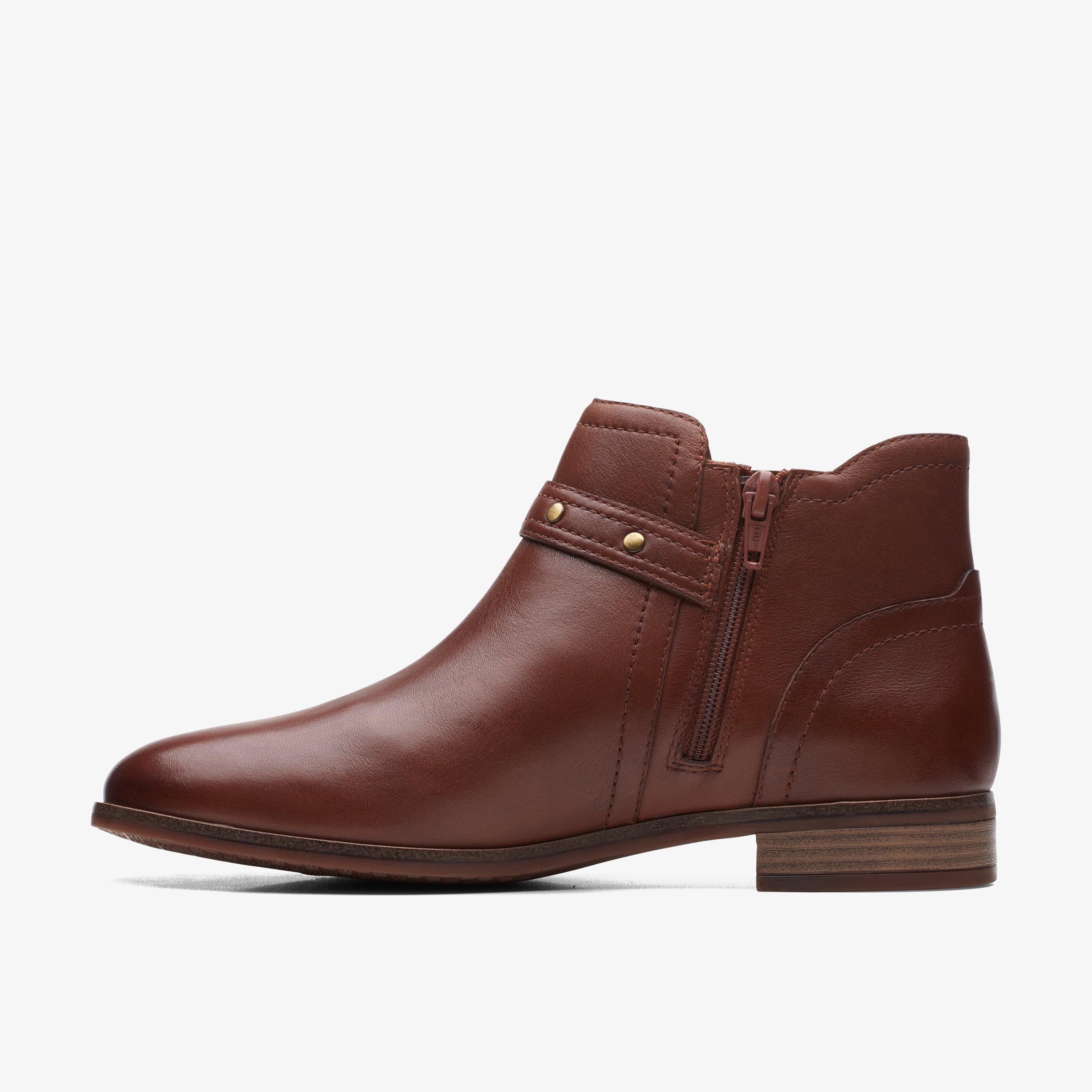 Trish Strap Cuir beige foncé Bottines, view 2 of 6