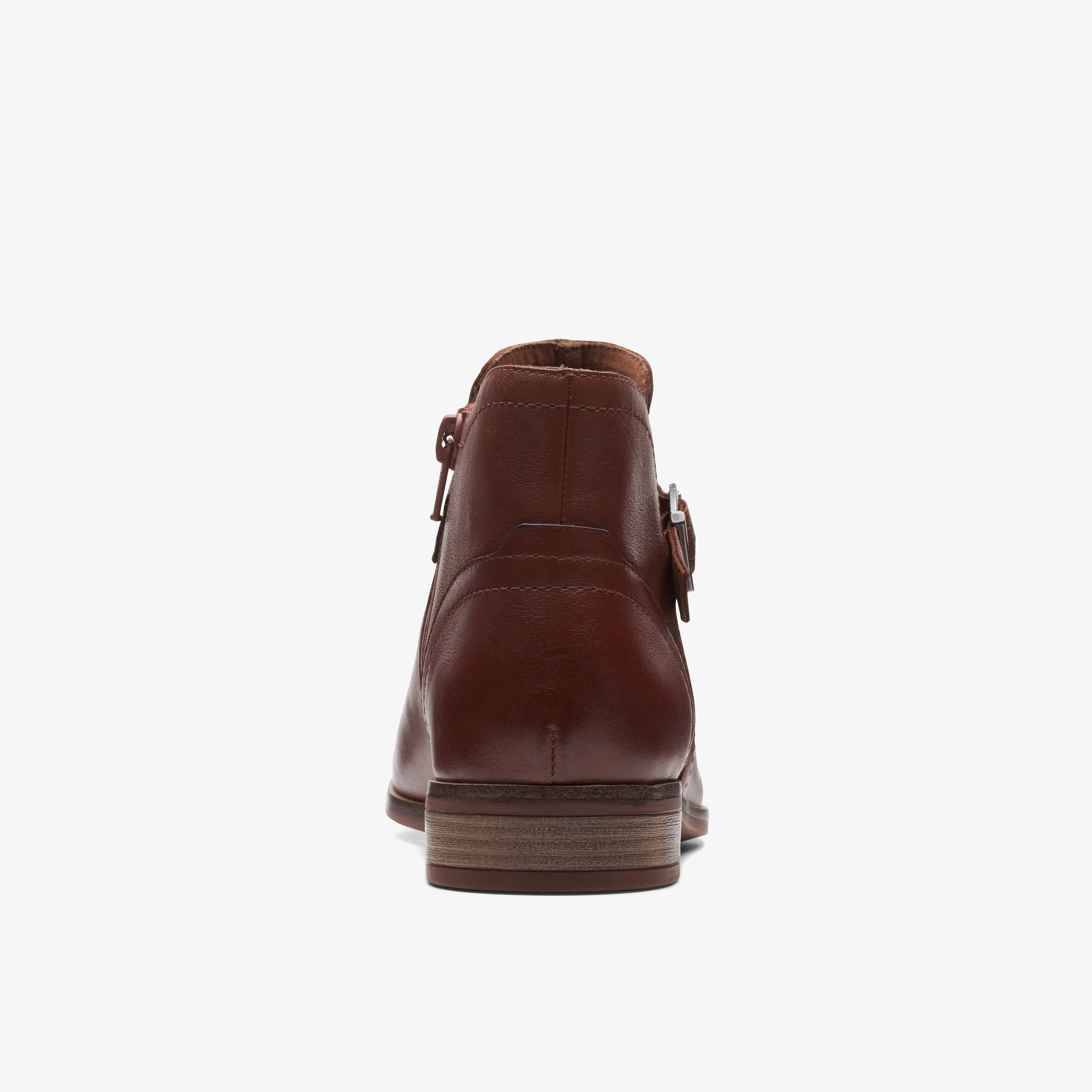 Trish Strap Cuir beige foncé Bottines, view 5 of 6