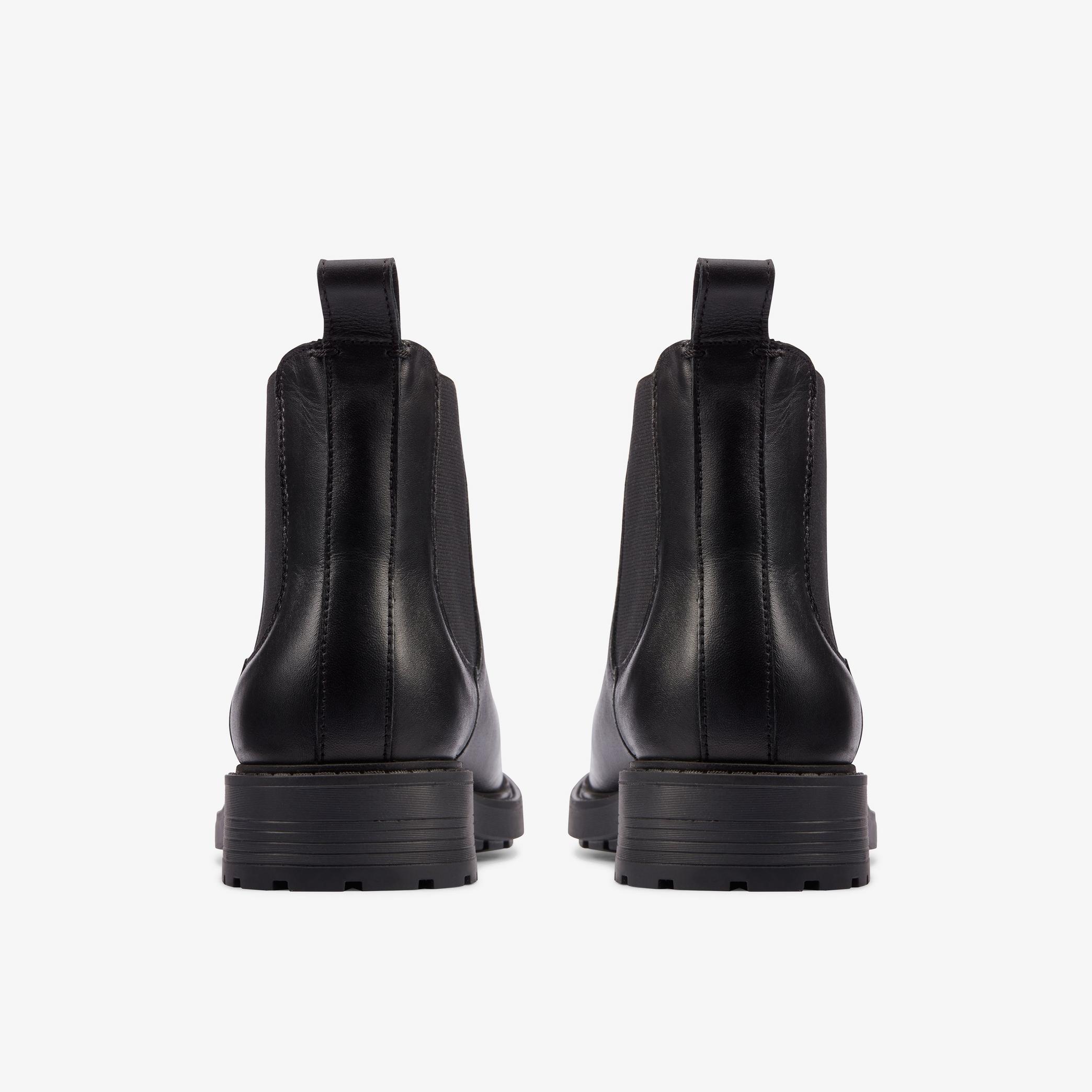 Womens Orinoco 2 Lane Black Leather Chelsea Boots | Clarks IE