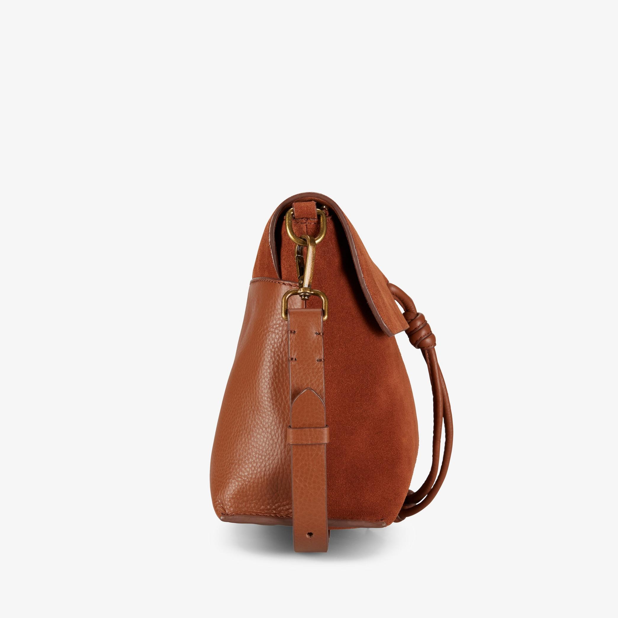 Torria Soft Tan Combination Across Body Bag, view 3 of 4