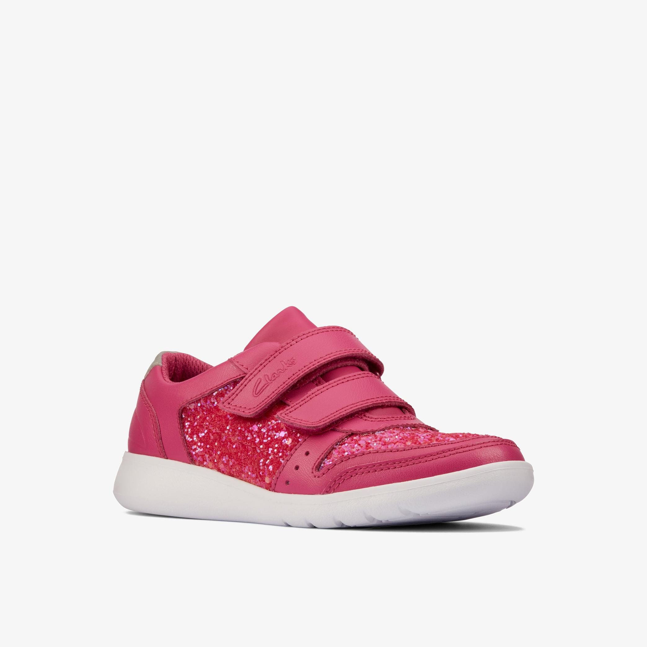 Scape Spirit Kid Lipstick Pink Leather Shoes, view 3 of 6