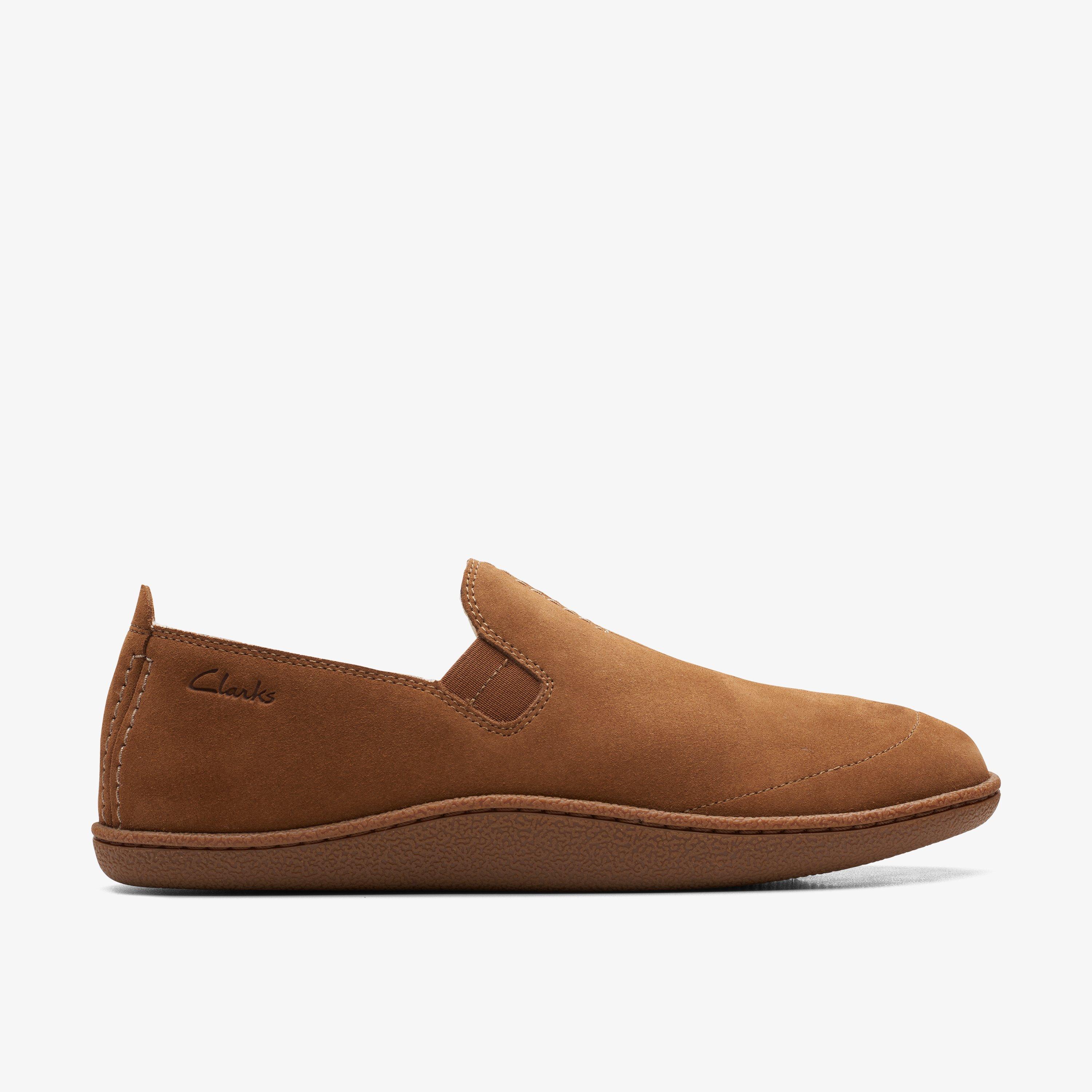 Clarks moc shearling sales slippers