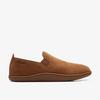 Home Mocc Slipper in Tan Suede