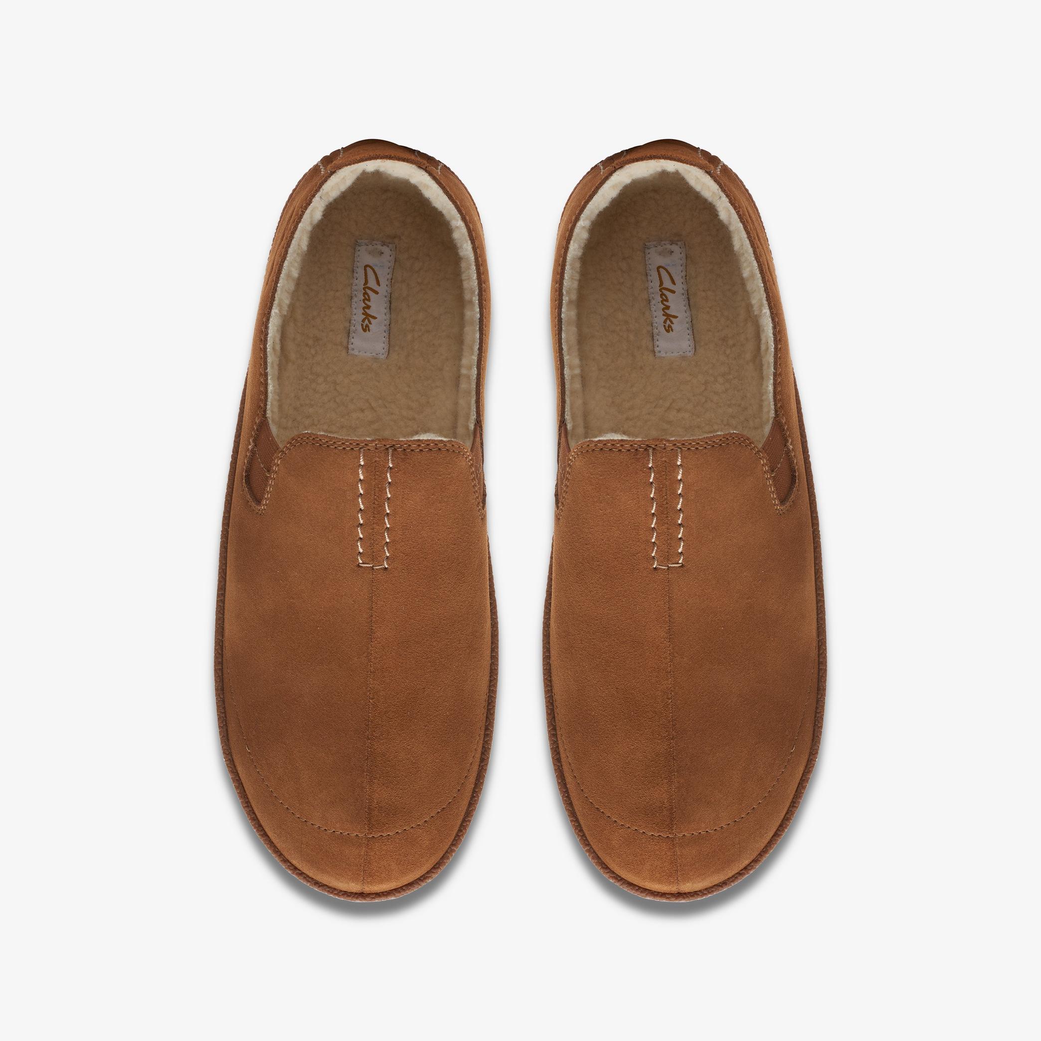 Home Mocc Tan Suede Slippers, view 6 of 6