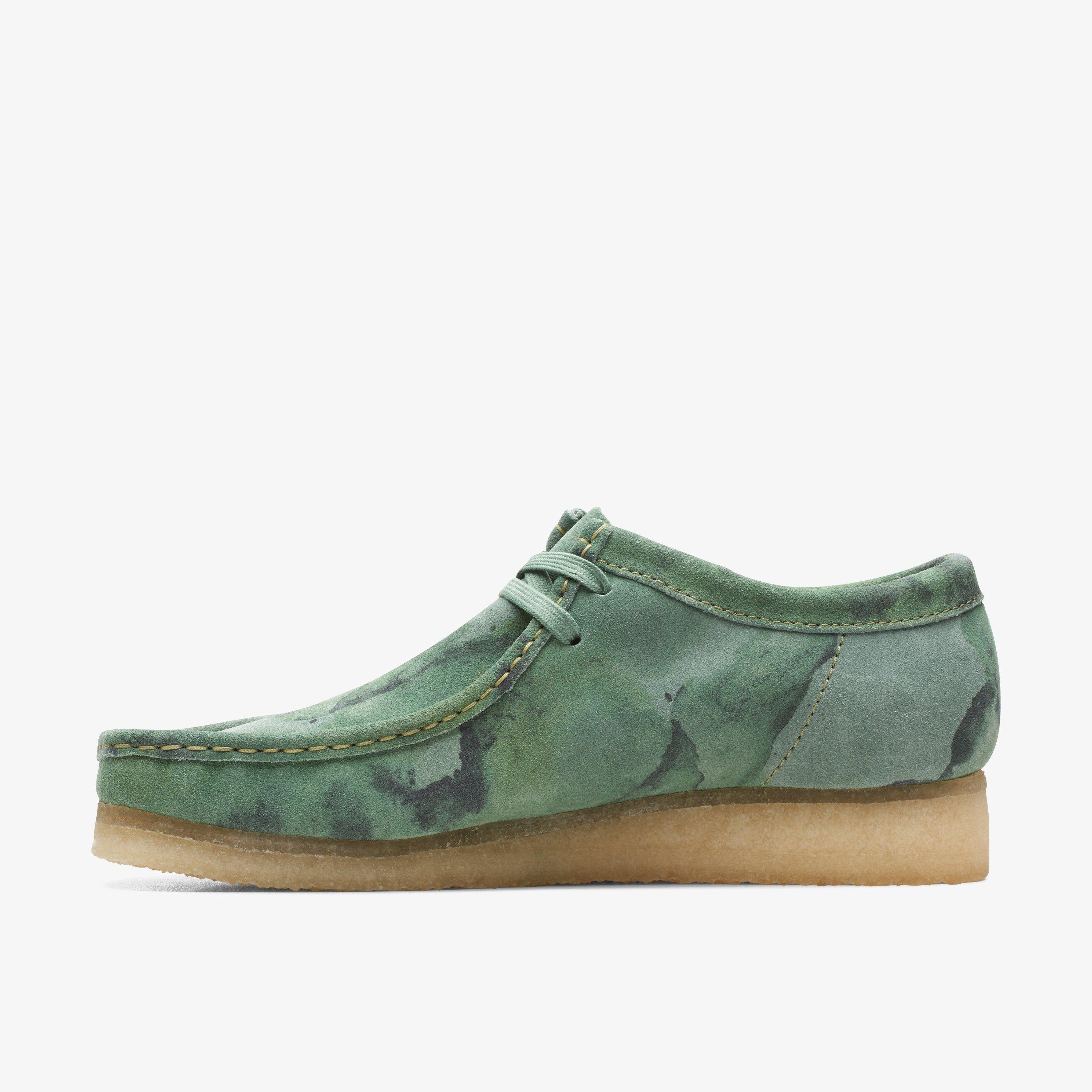 Wallabee Green Camo Clarks CA