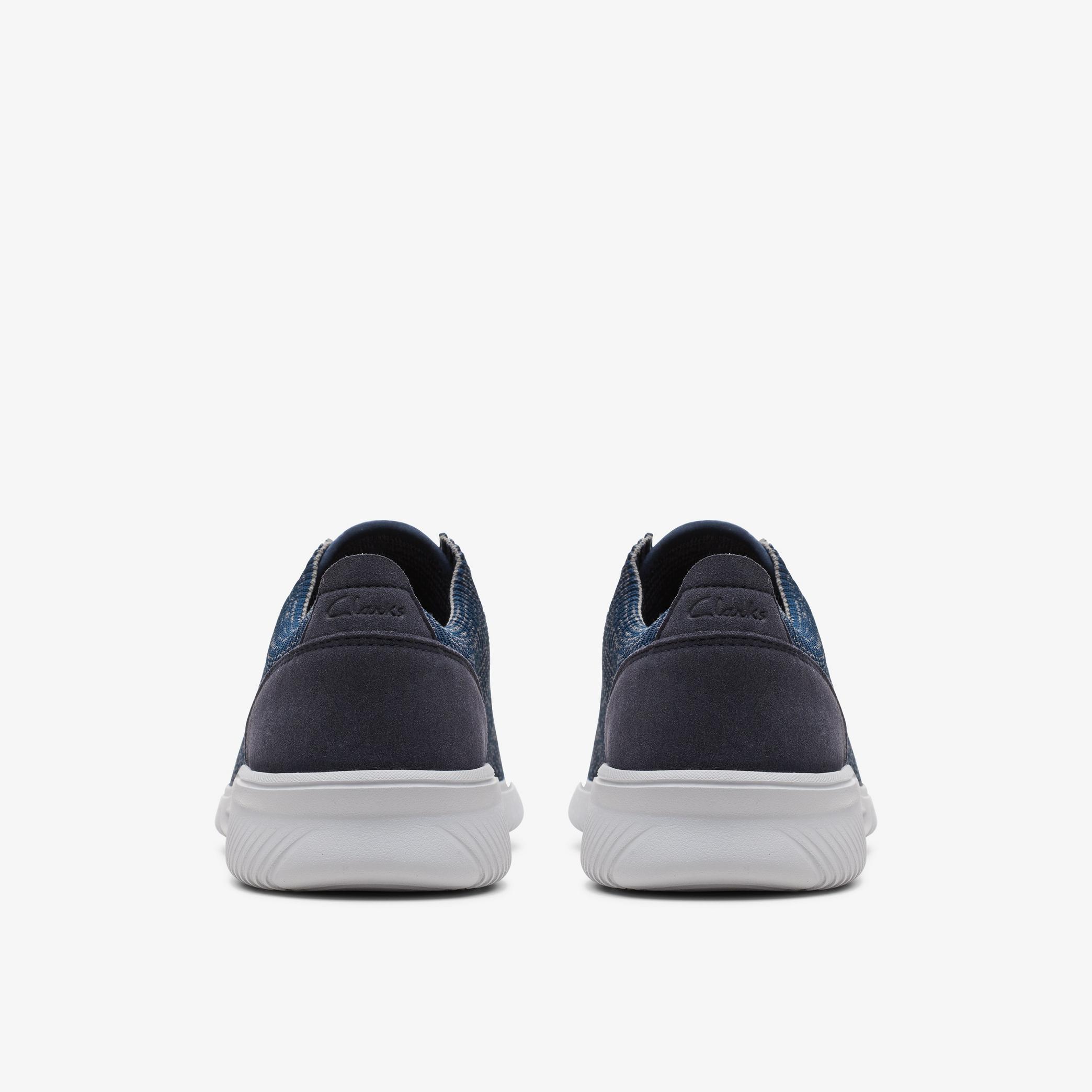 MENS Donaway Knit Navy Knit Trainers | Clarks Outlet