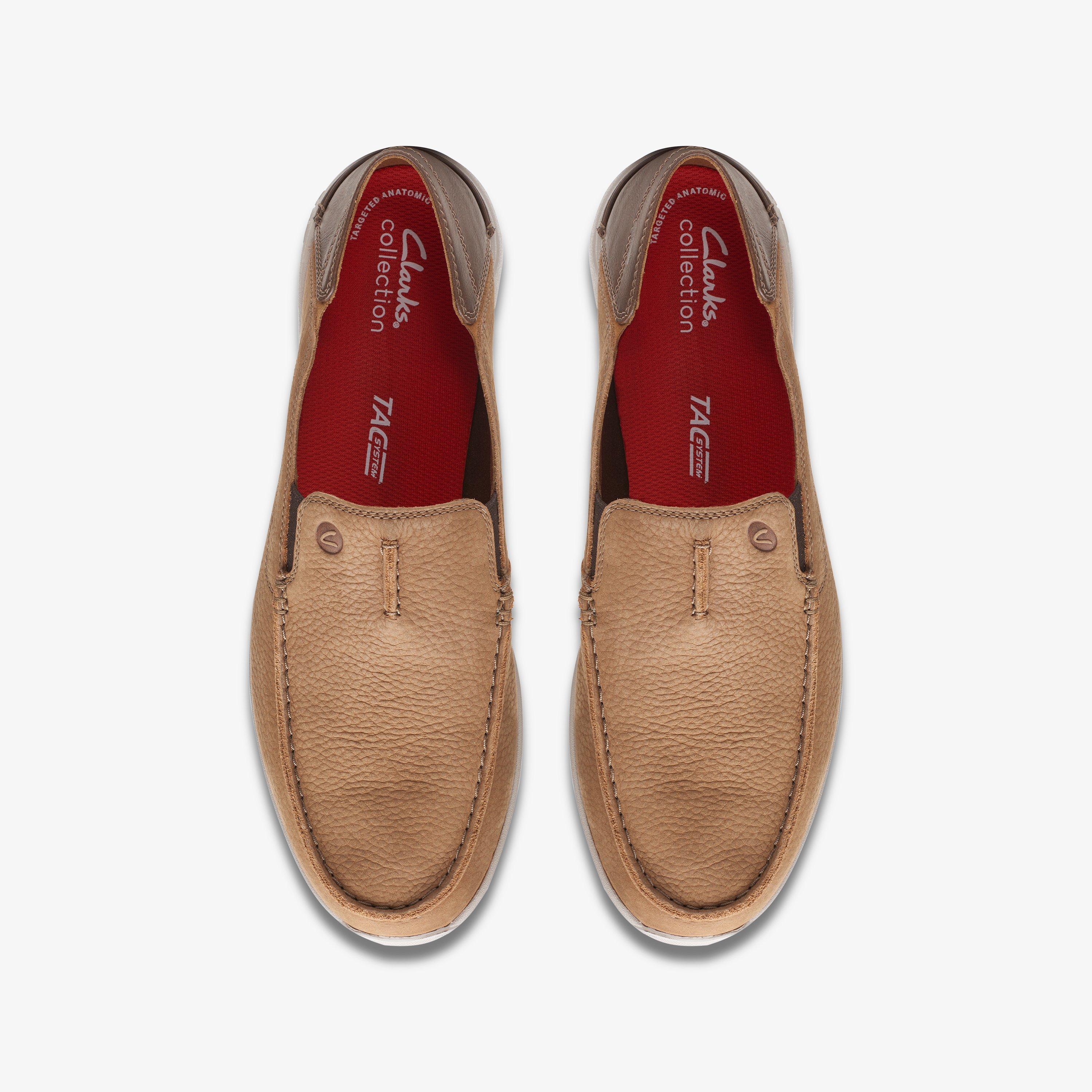 Clarks Mocasines Wallabee Para Hombre, Caqui (Suede