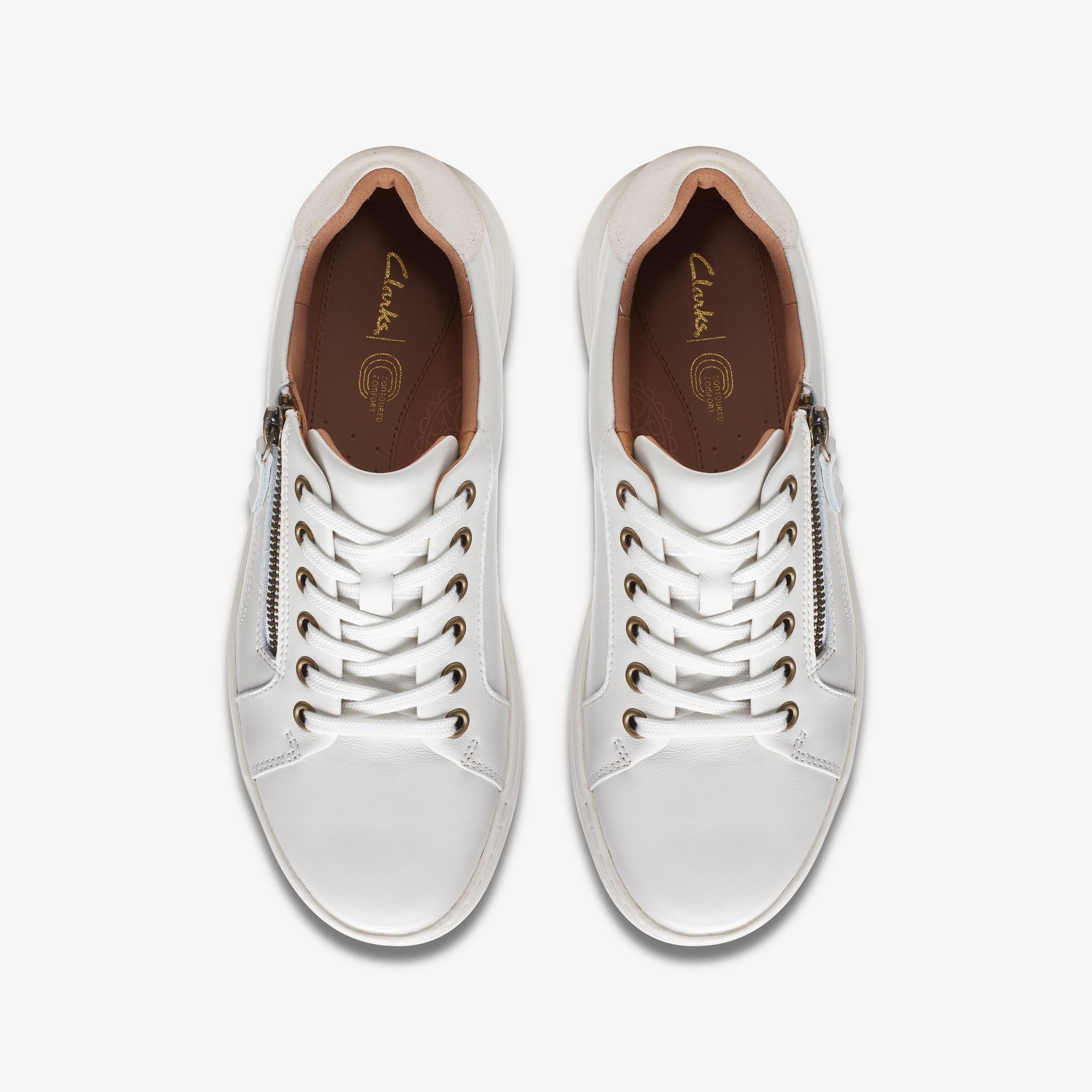 Nalle Lace White Leather Sneakers, view 6 of 6