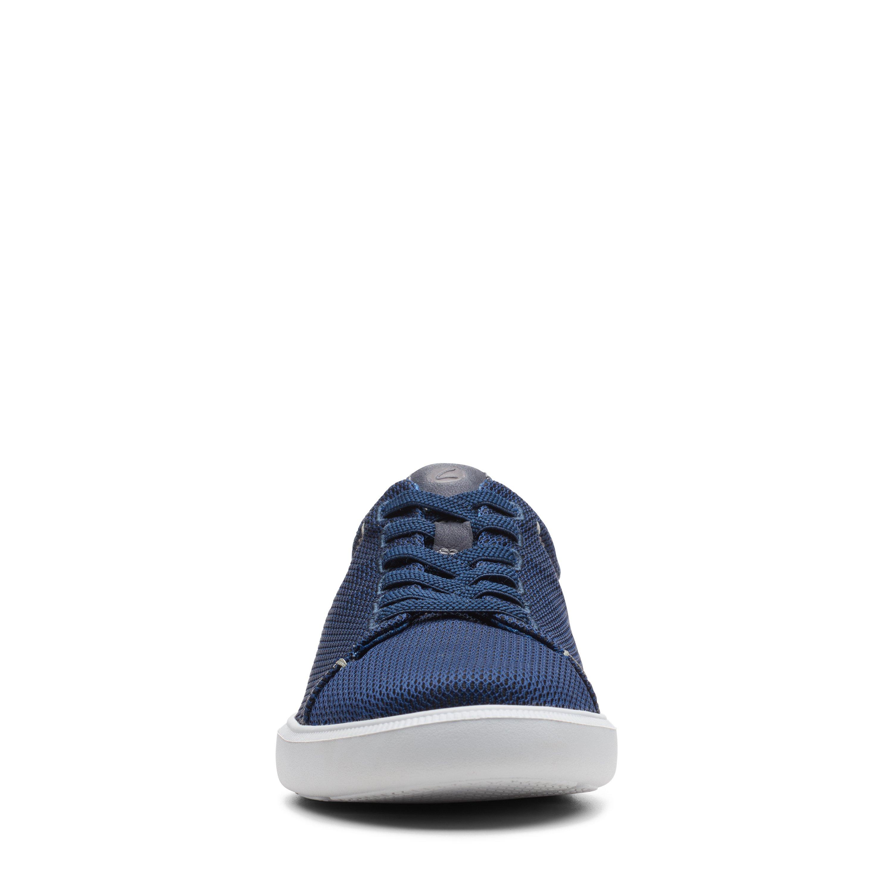 Clarks Mens Cambro Low Blue Casual Sneaker Shoes | eBay