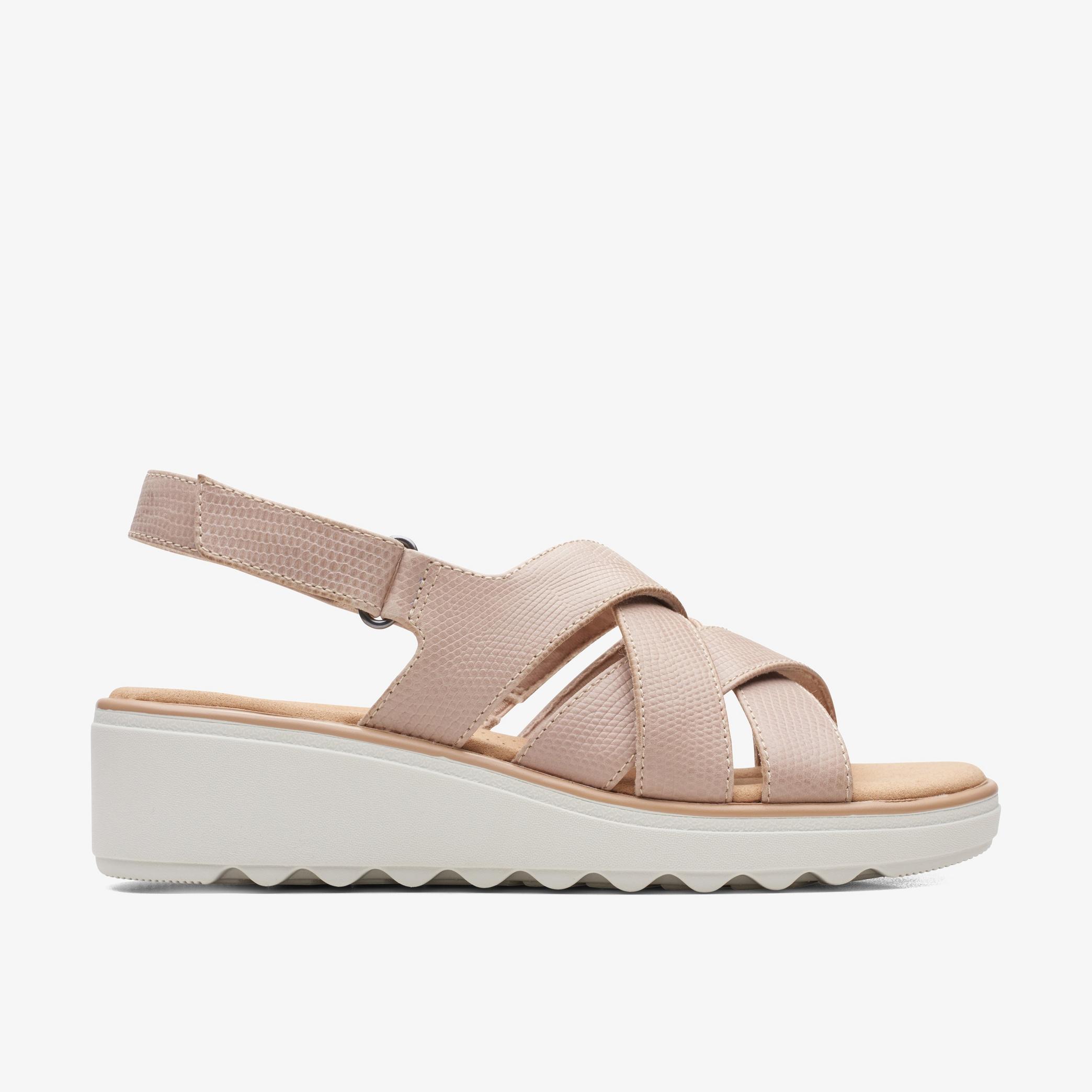 WOMENS Jillian Spring Sand Leather Wedges | Clarks Outlet