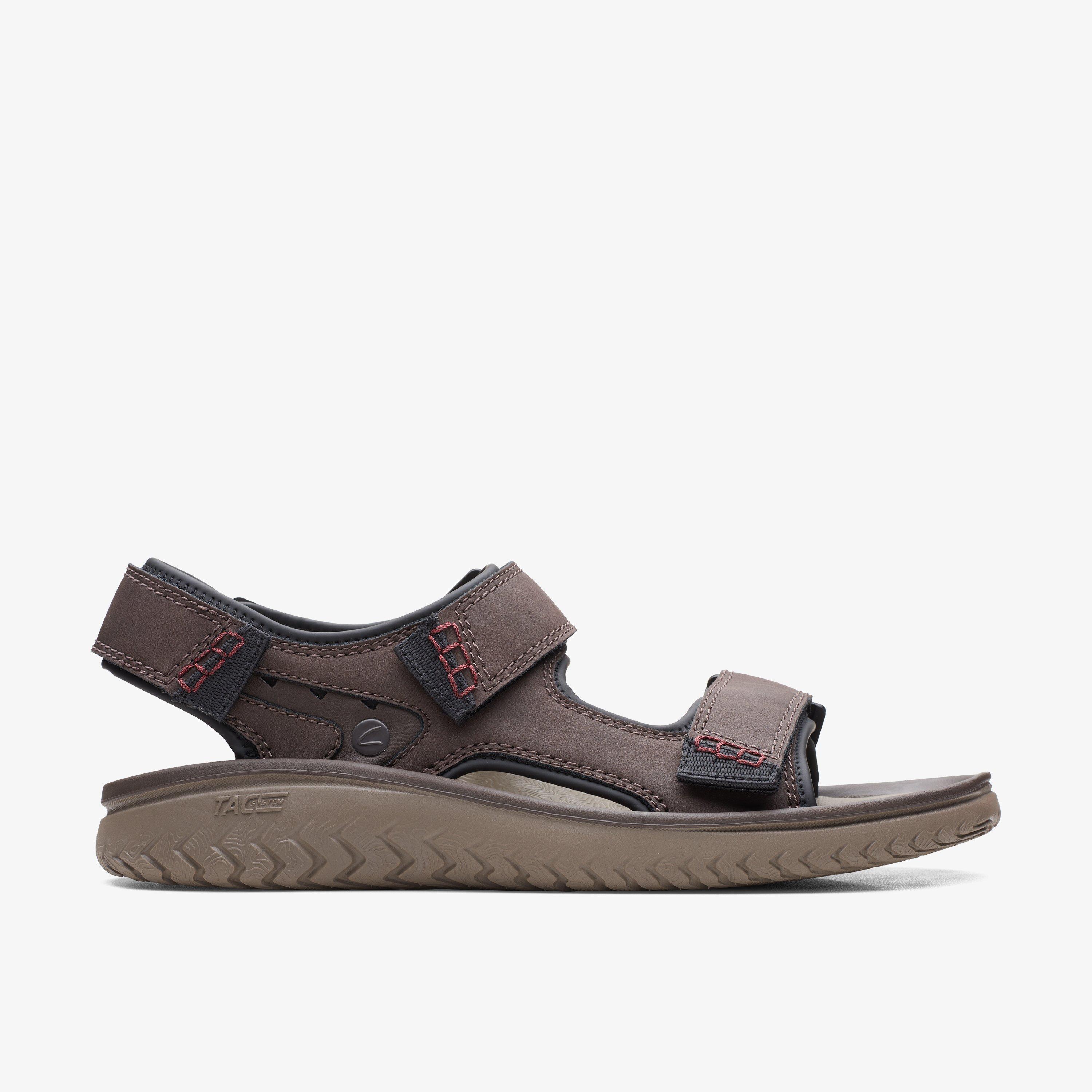 MENS Wesley Bay Brown Flat Sandals