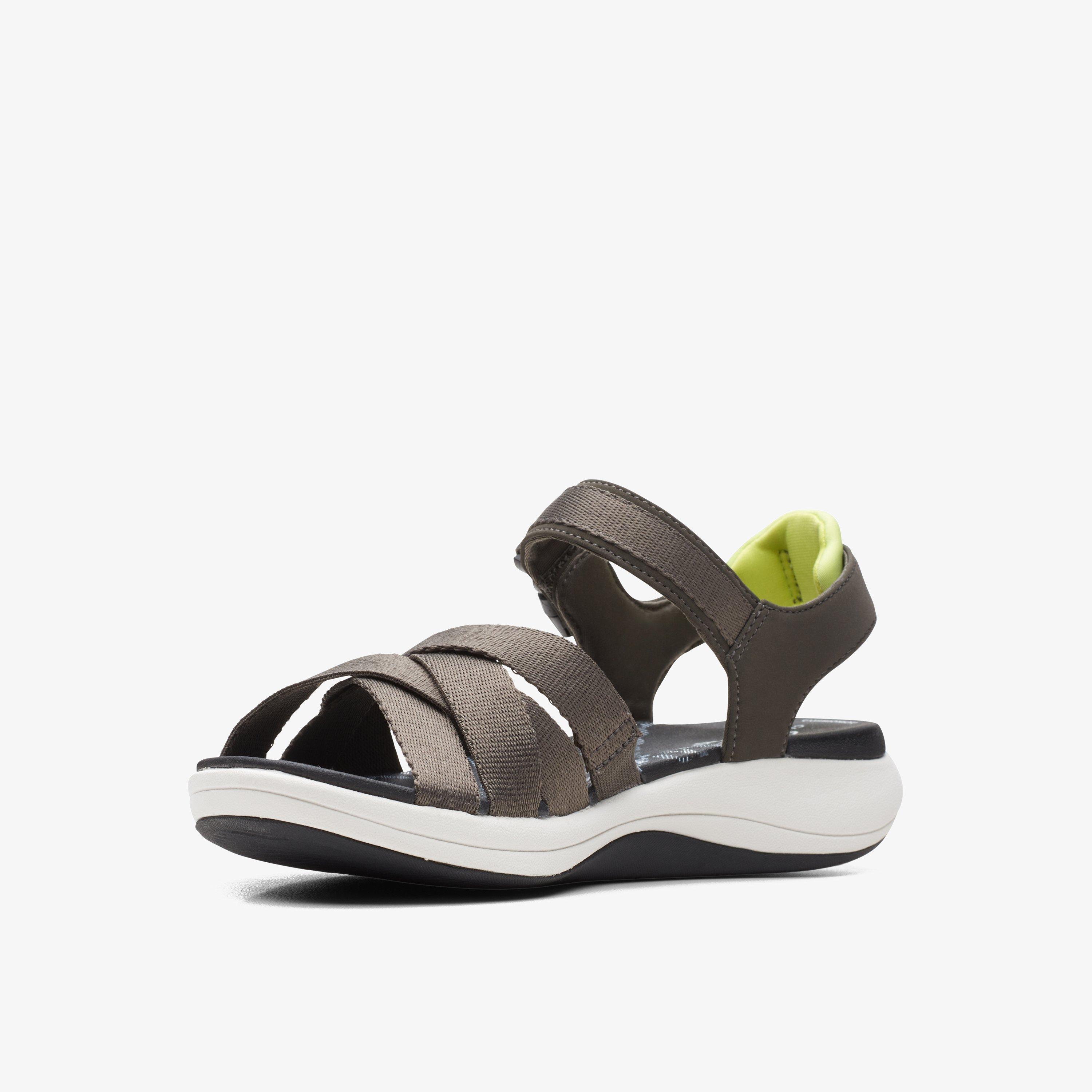 Clarks Shoes Woman Clarks Women's Mira Grove Flat Sandal, Black