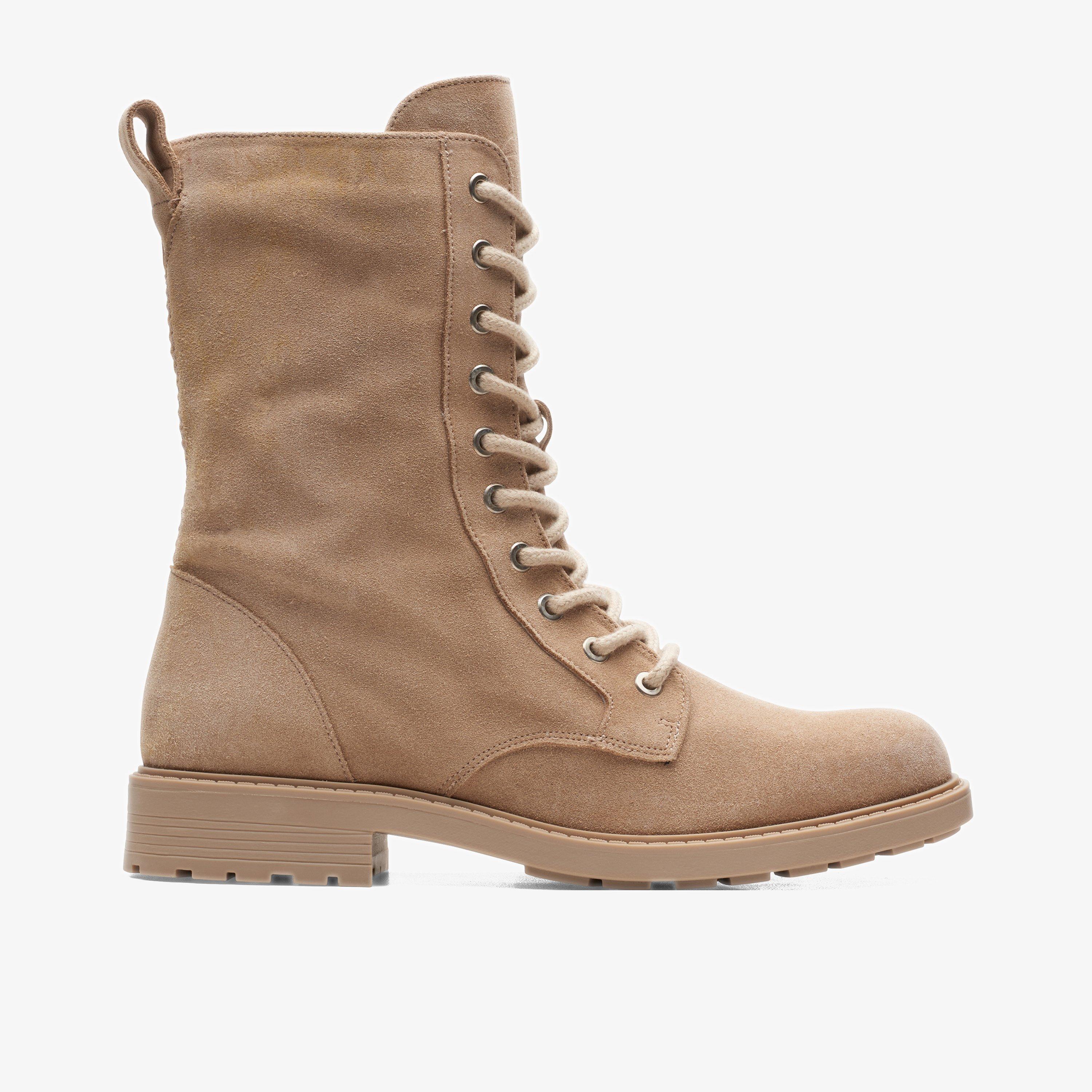 Clarks Stivali Orinoco2 In Pelle Liscia - EU 39, Fodera In Pelle E Tessuto, Suola Comoda