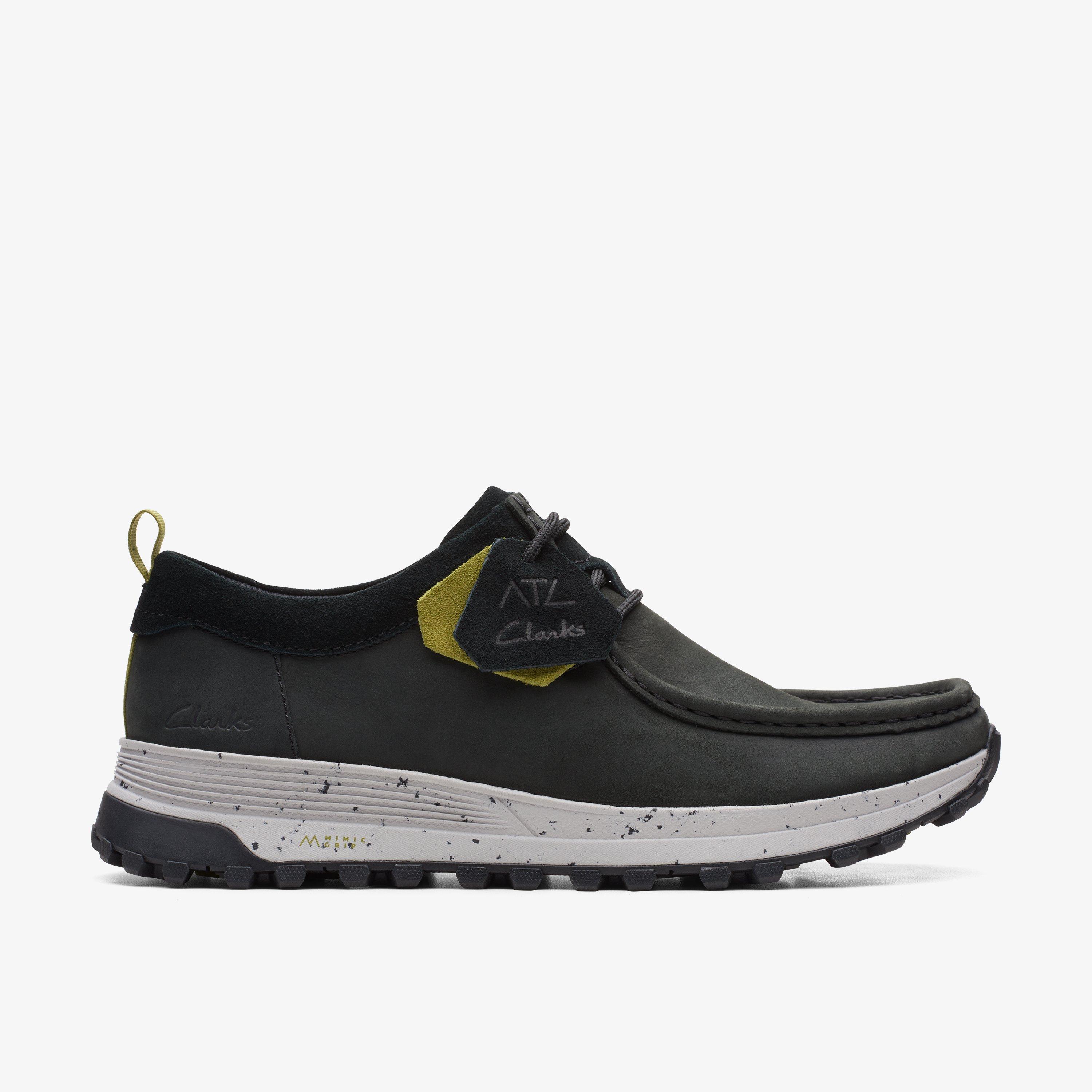 Men ATL Trek Wally Black Nubuck Shoes | Clarks US