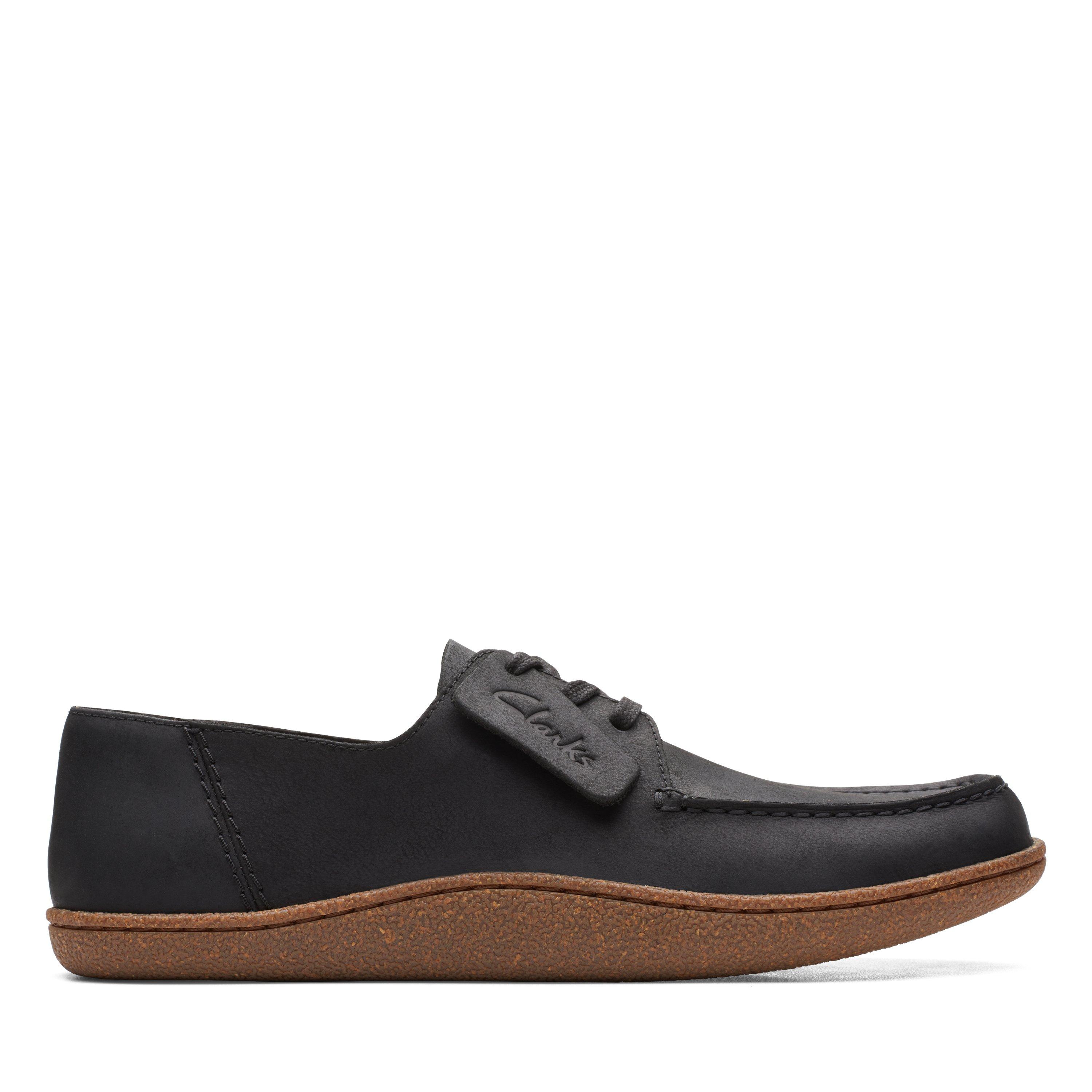 Clarks oakland lace clearance black