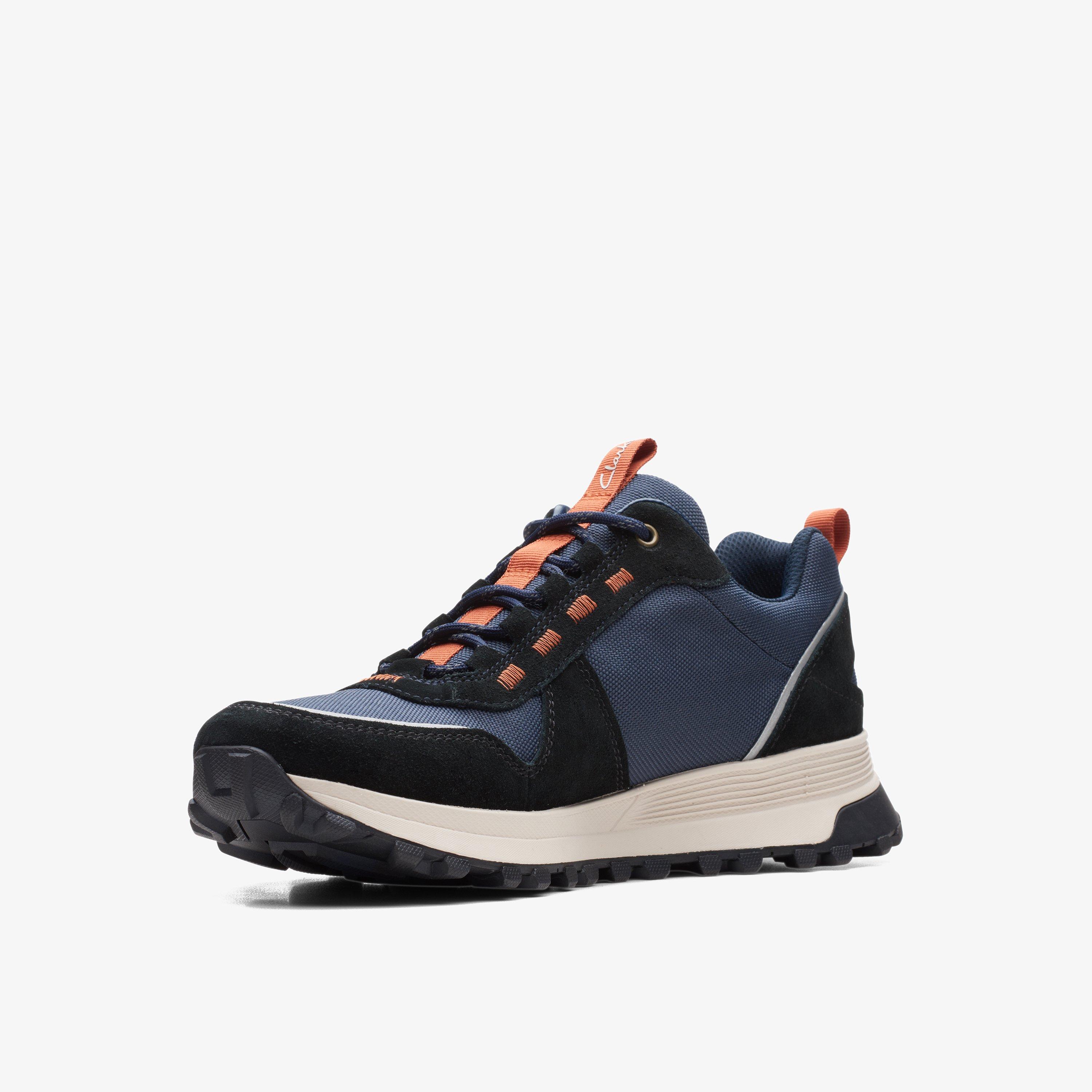 MENS ATL Trek Walk WP Navy Combination Trainers | Clarks Outlet