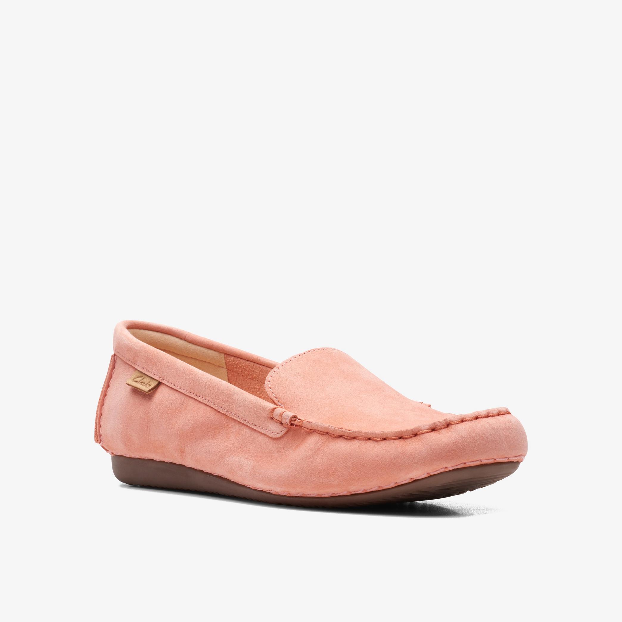 Freckle Walk Peach Nubuck Loafers, view 3 of 6