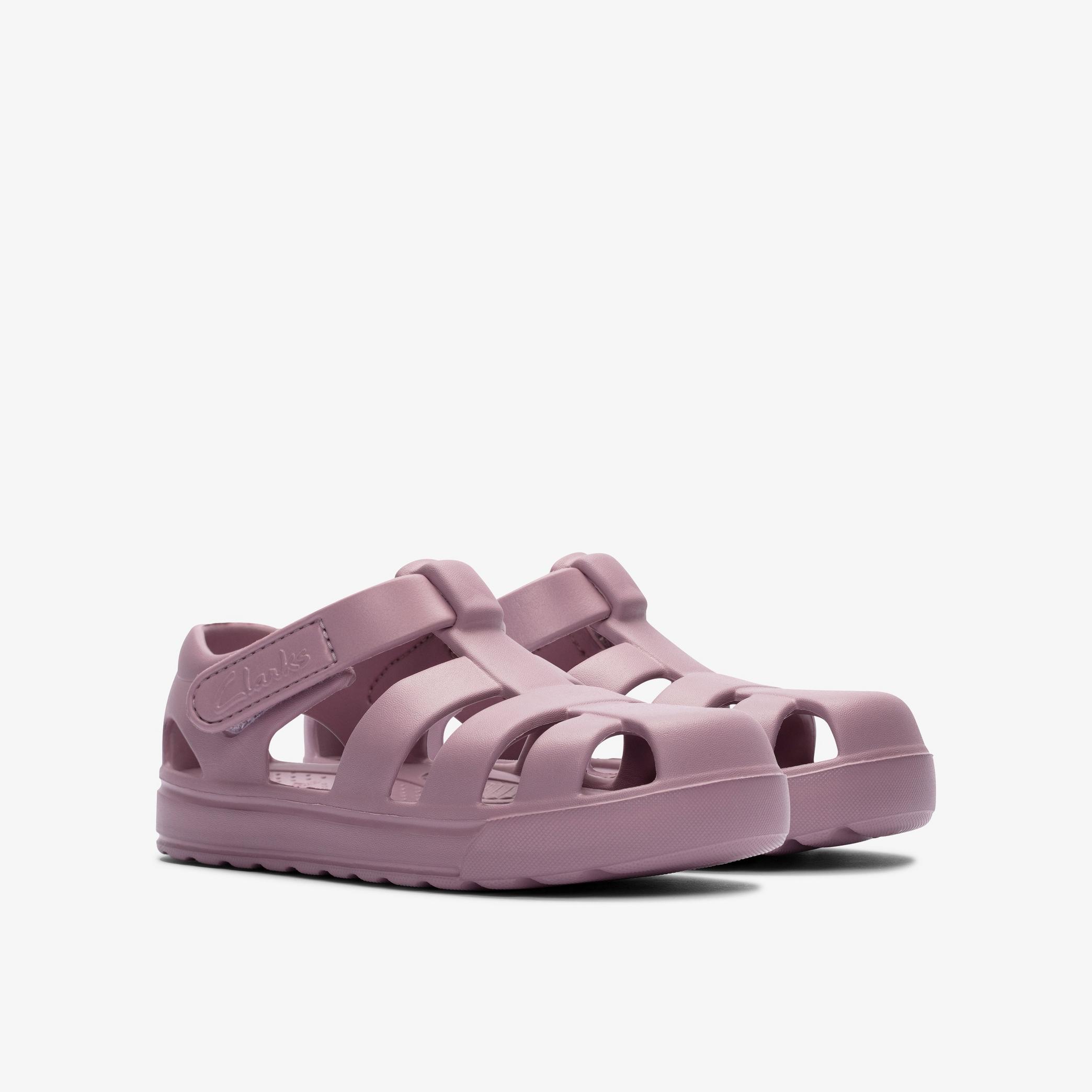 Move Kind Toddler Dusty Pink Flat Sandals, view 4 of 6