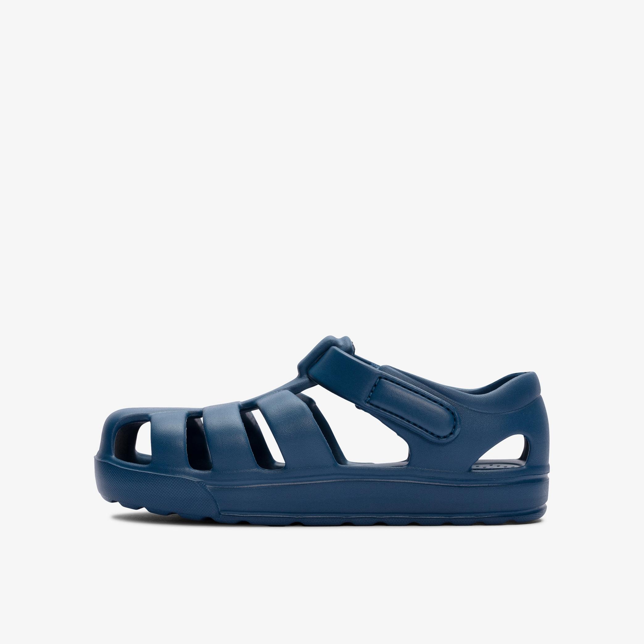 Move Kind Toddler Blue Flat Sandals, view 2 of 6