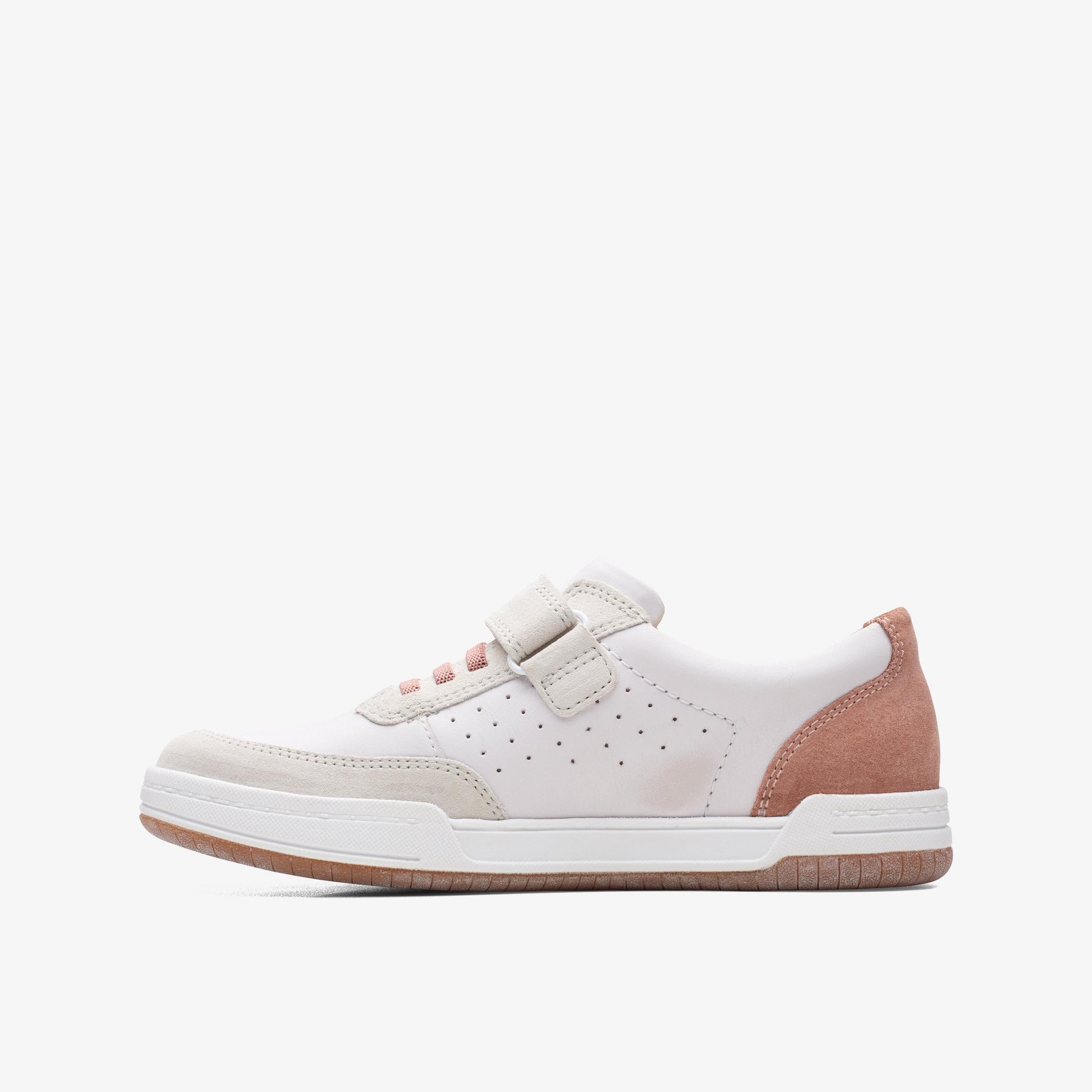 Fawn Hero Youth White/Pink Shoes, view 2 of 6