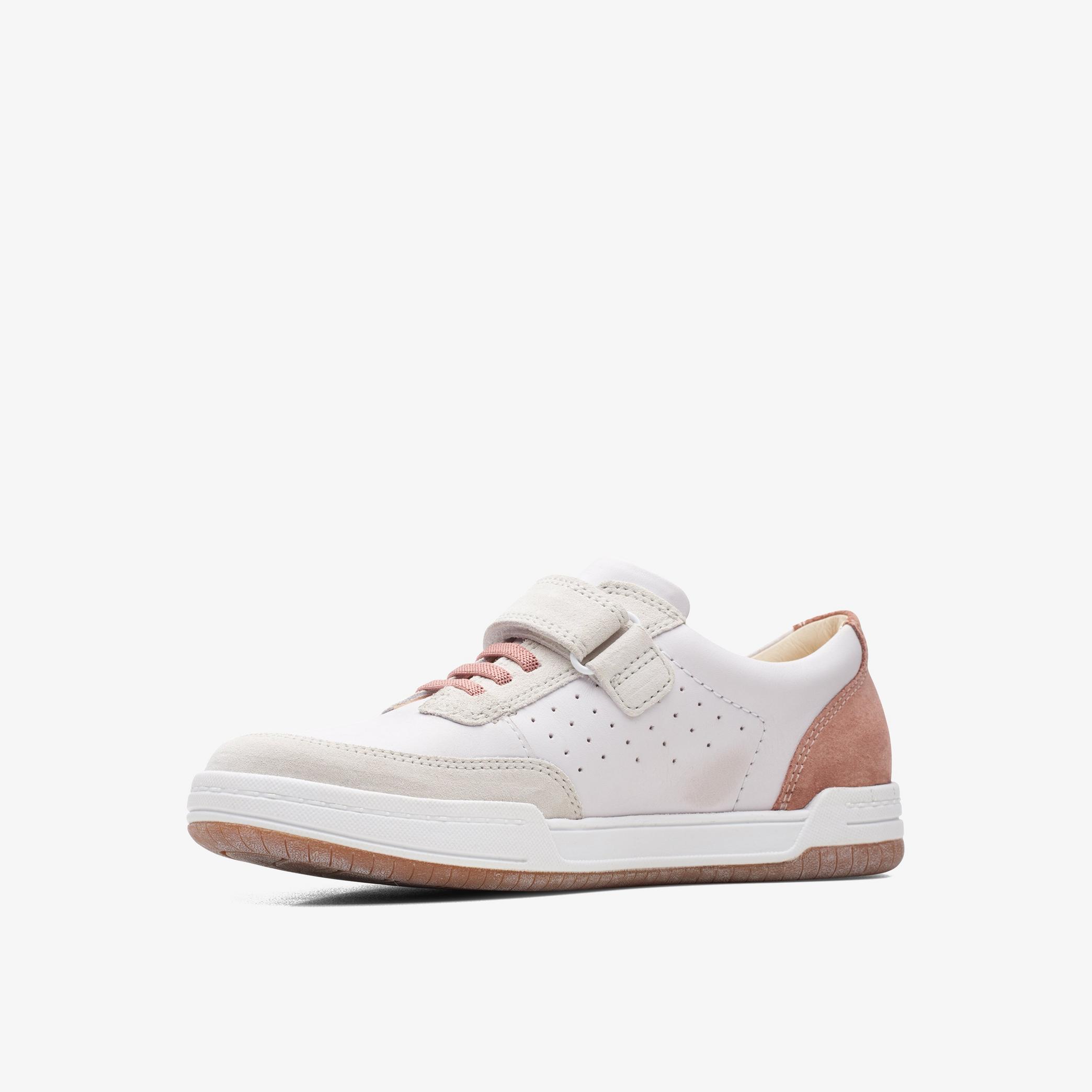 Fawn Hero Youth White/Pink Shoes, view 4 of 6