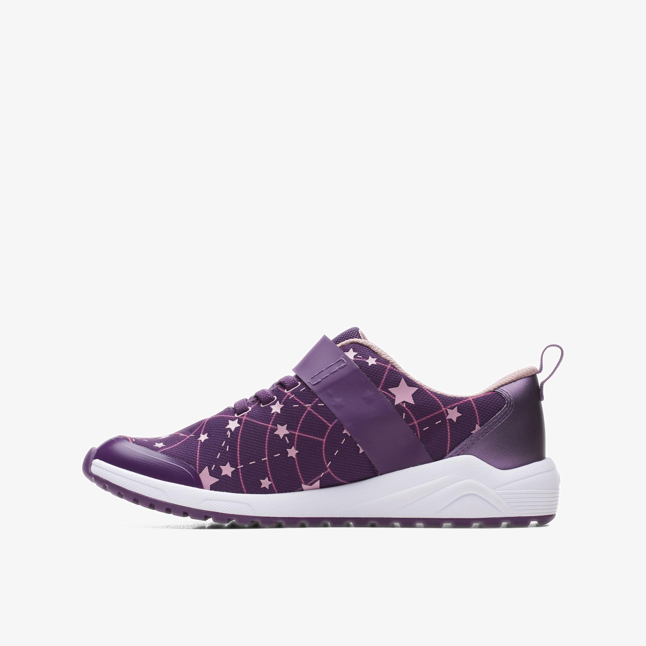 Aeon Late Youth Purple Combination Trainers, view 2 of 6