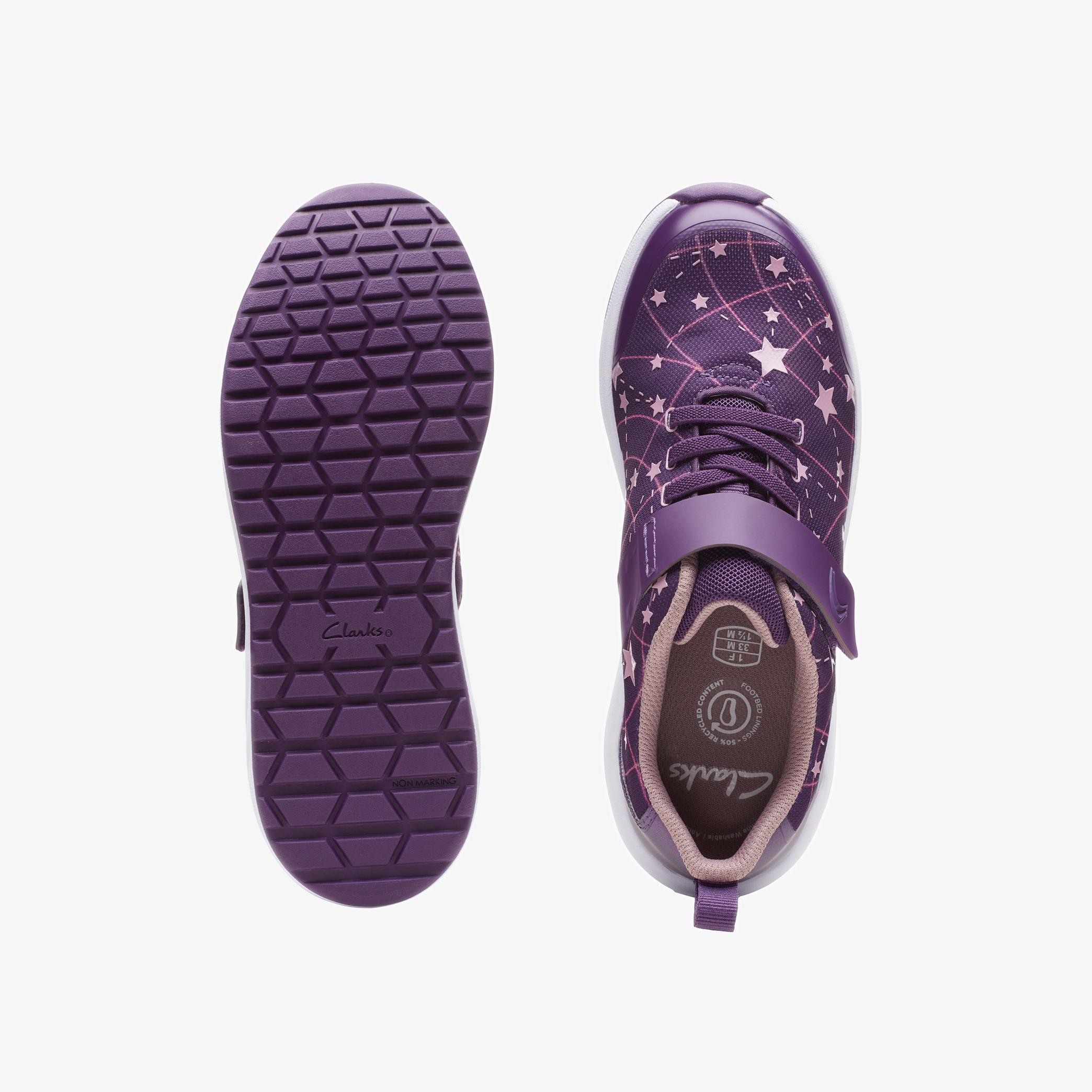 Aeon Late Youth Purple Combination Trainers, view 6 of 6