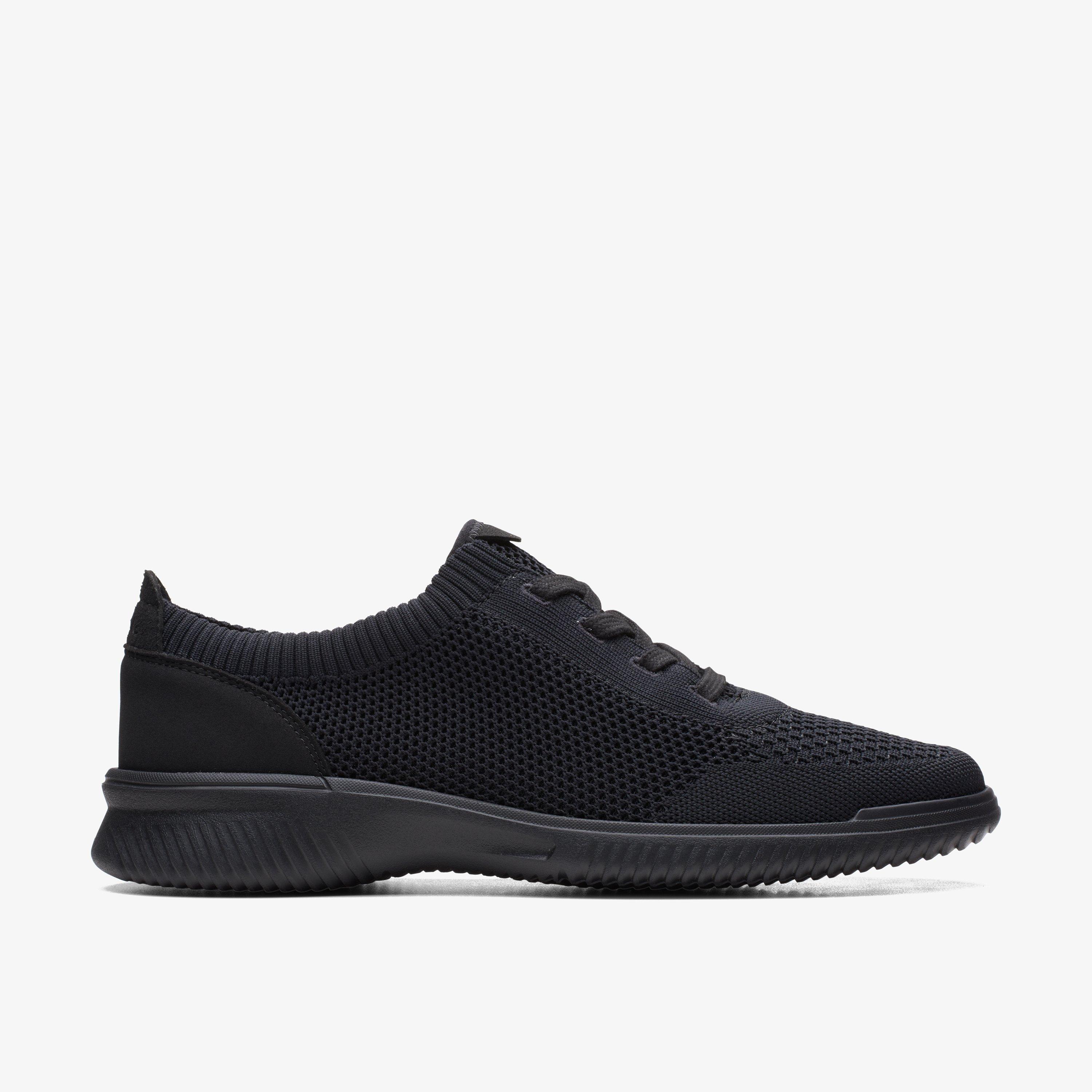 Mens Donaway Knit Black Trainers | Clarks Outlet