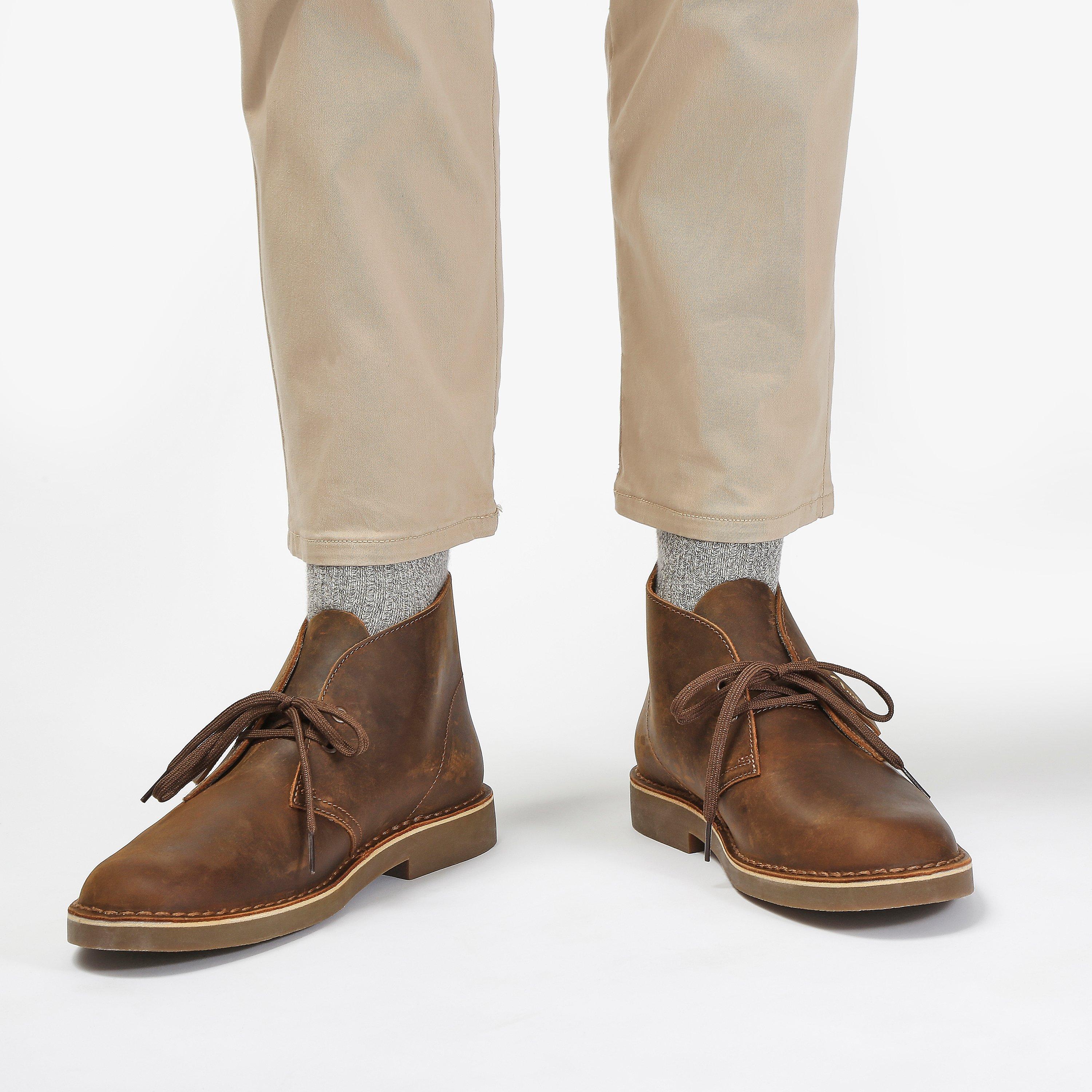 Clarks leather boots online