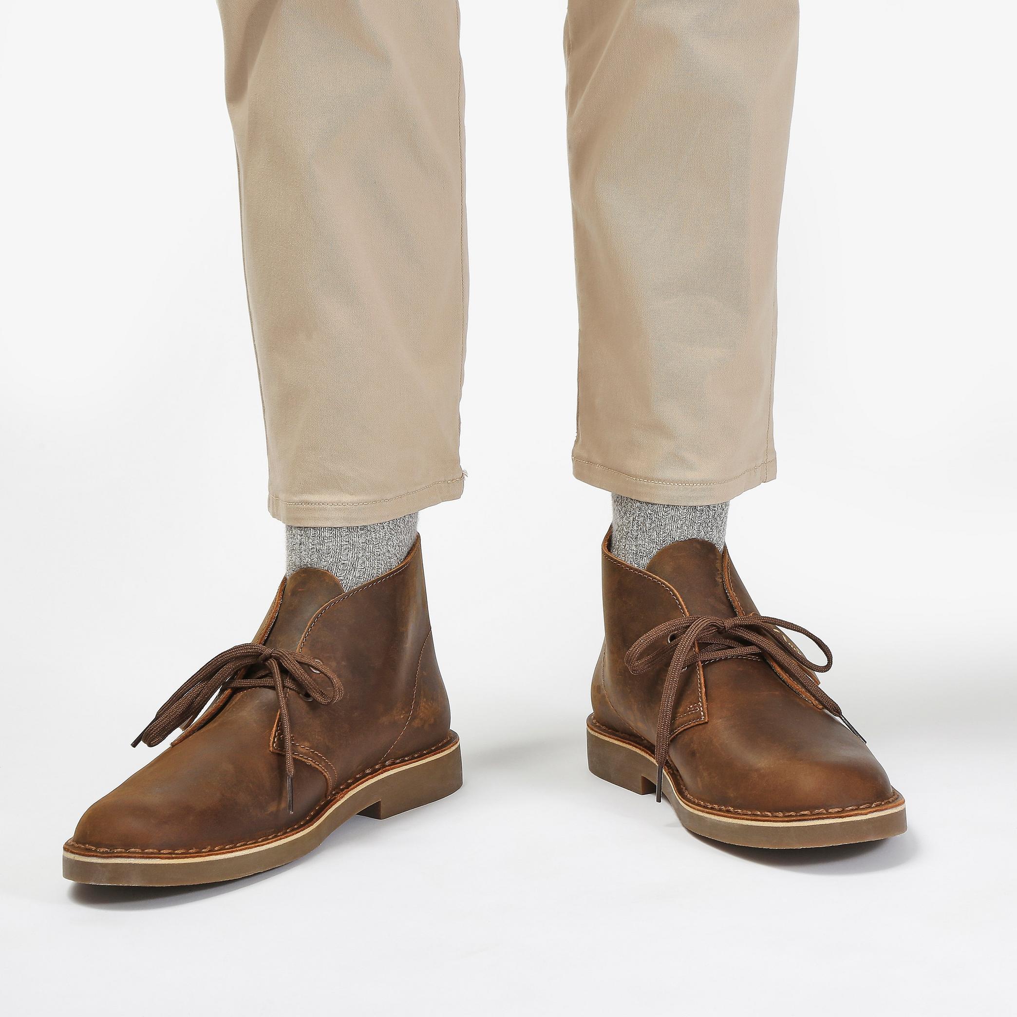 Men Desert Bt Evo Beeswax Leather Boots | Clarks US