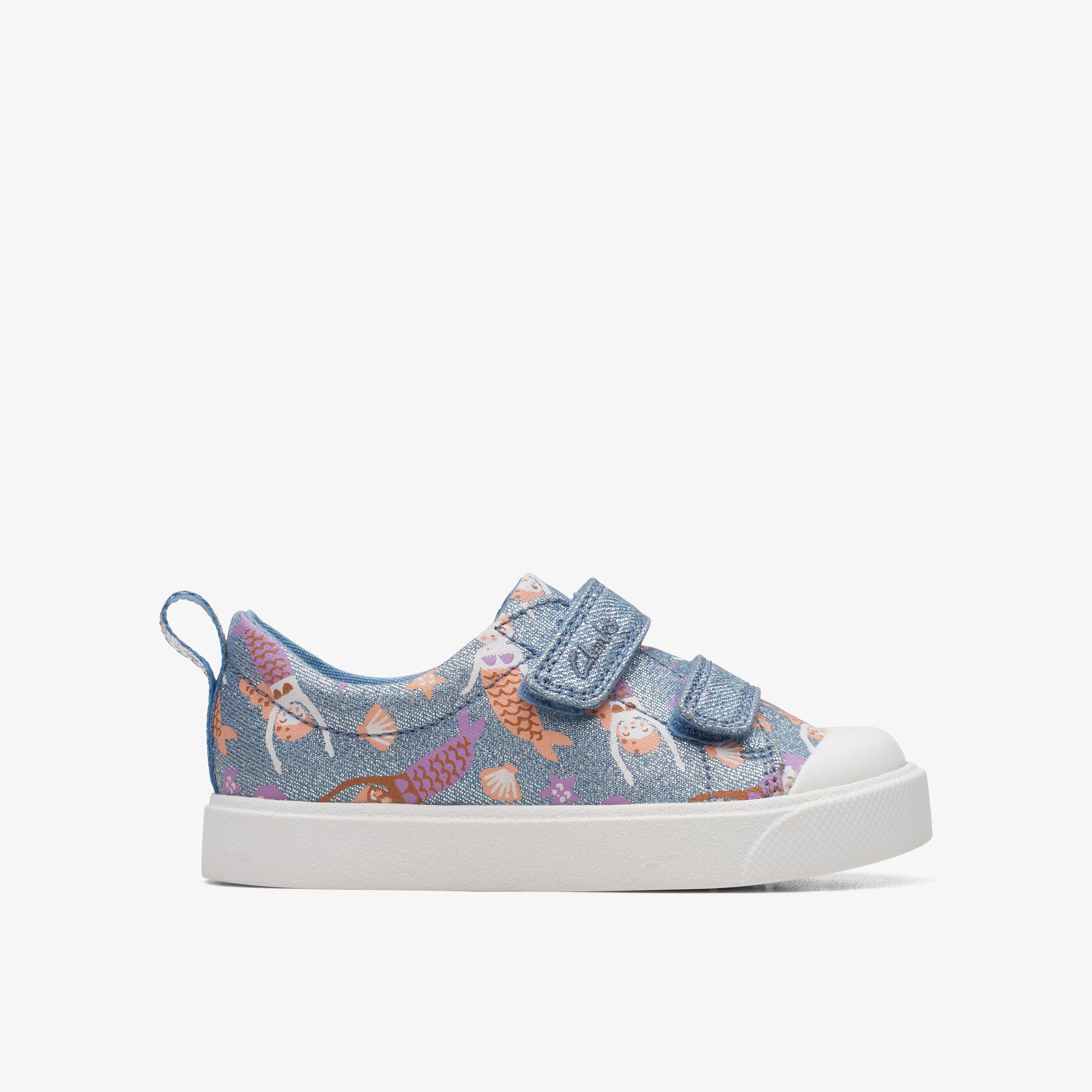 GIRLS City Bright Toddler Denim Canvas | Clarks Outlet