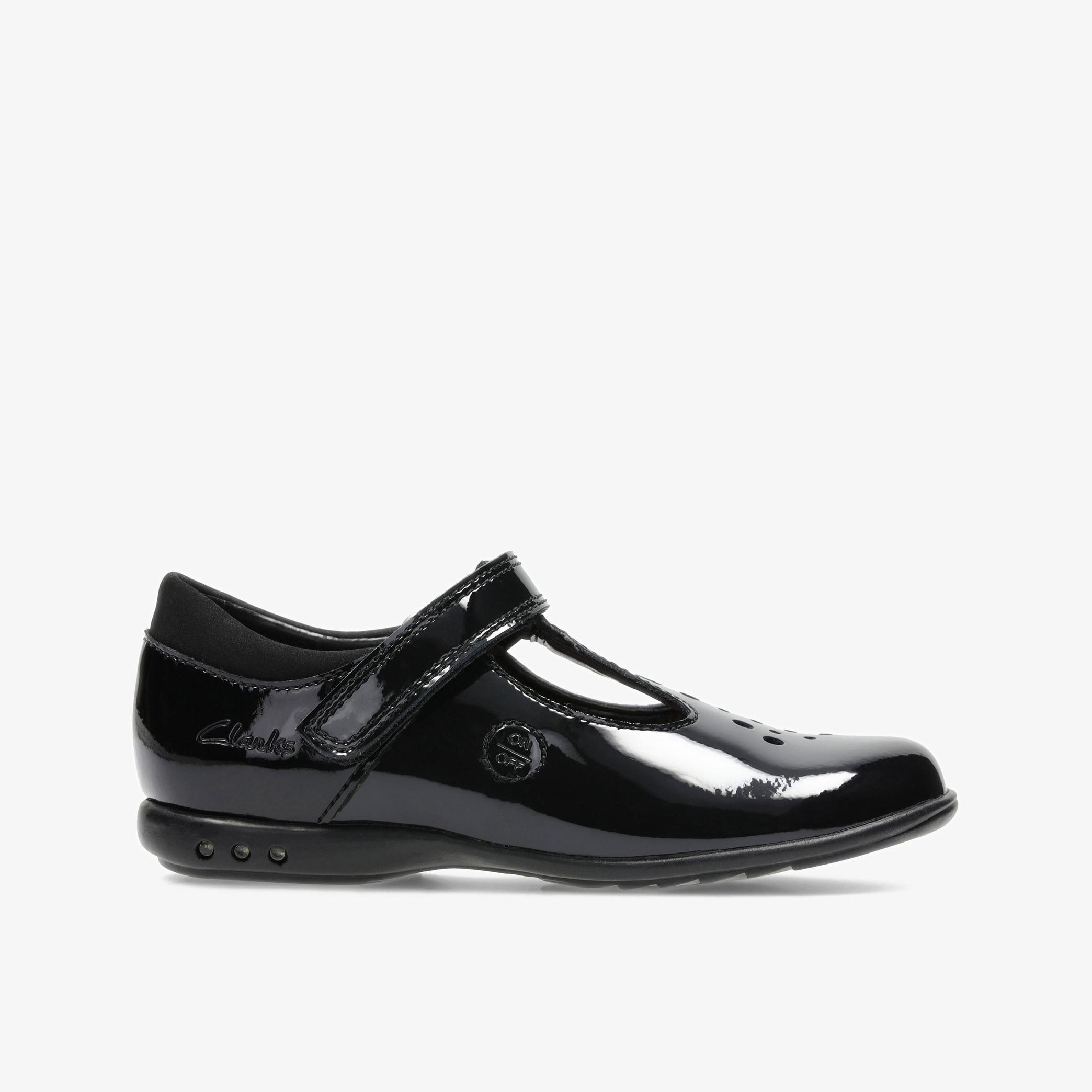 Trixi Pip Toddler Black Patent Shoes, view 1 of 6