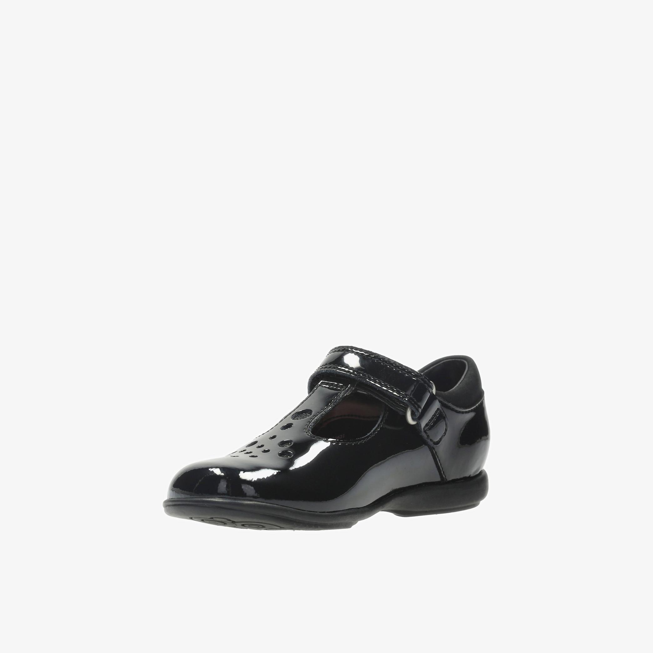 Trixi Pip Toddler Black Patent Shoes, view 4 of 6