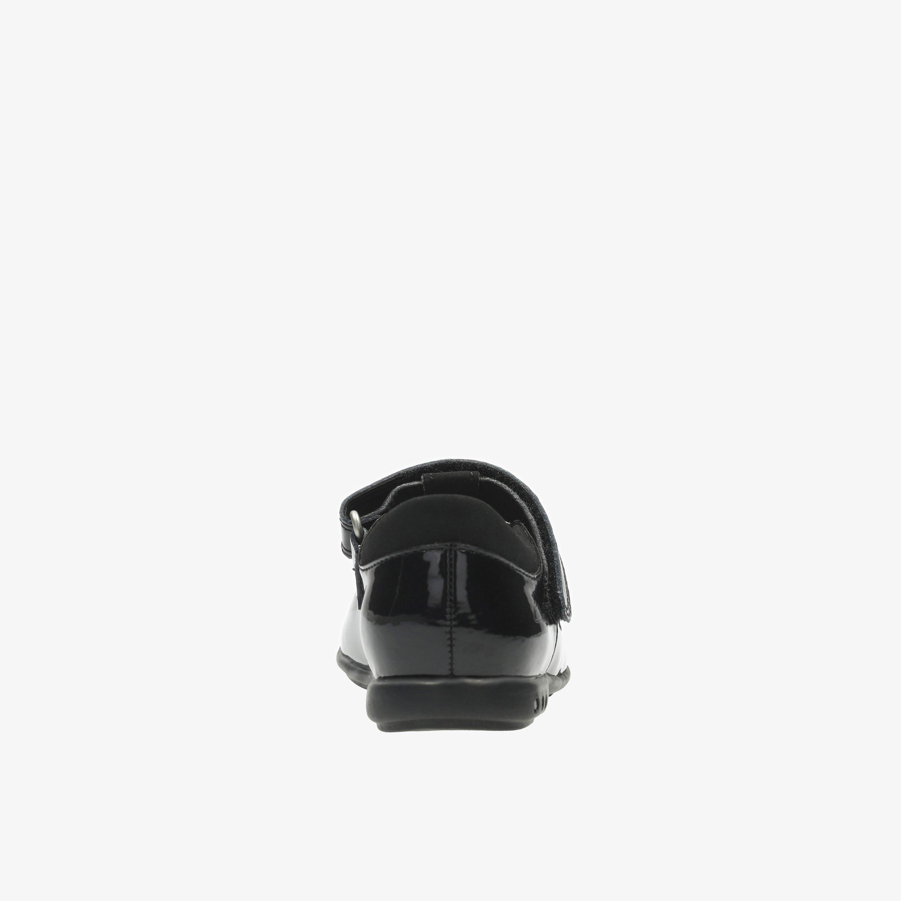 Trixi Pip Toddler Black Patent T Bar Shoes School Shoes, view 5 of 6