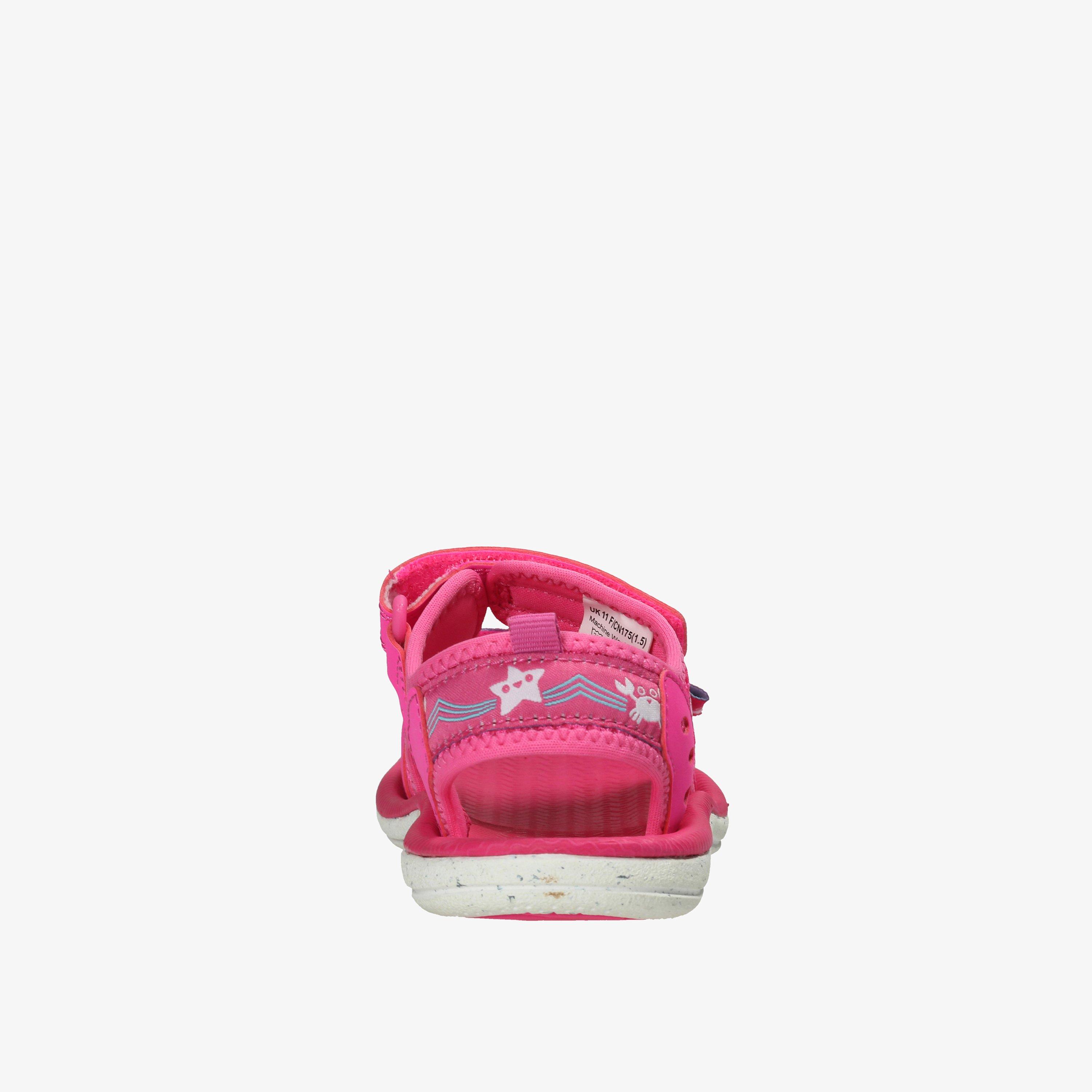 Girls Star Games Kid Pink Flat Sandals Clarks Outlet