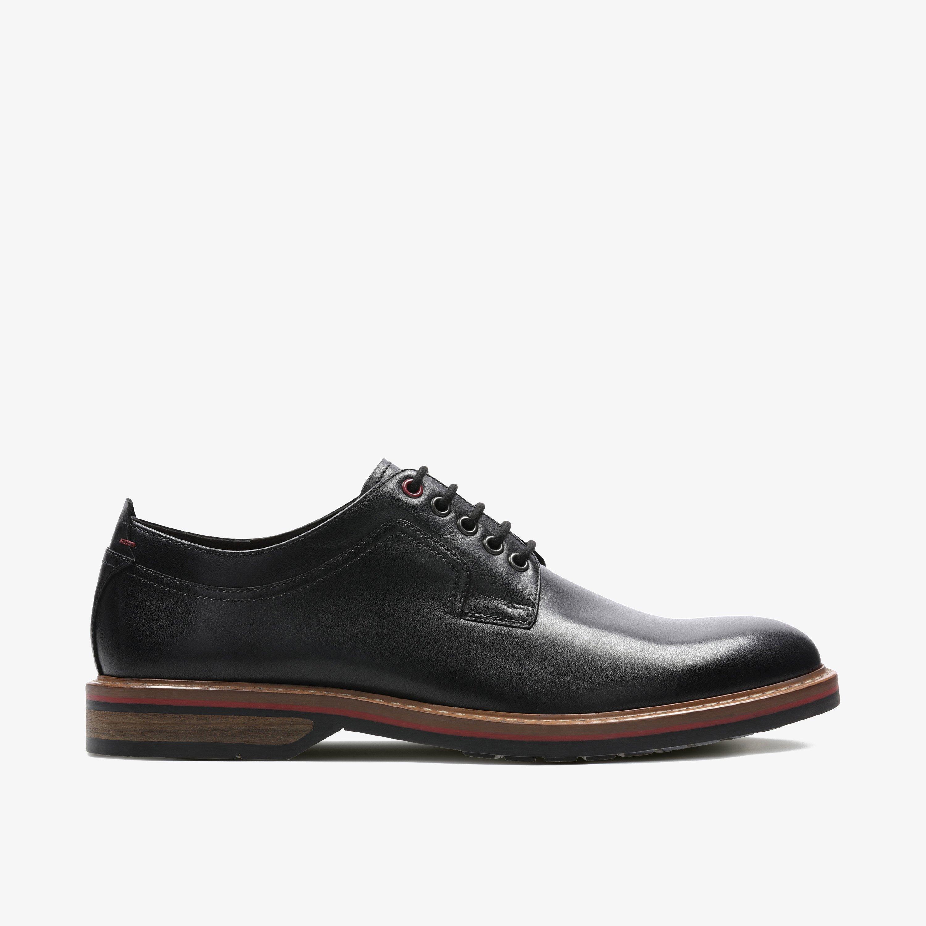 MENS Pitney Walk Black Derby Shoe | Clarks Outlet