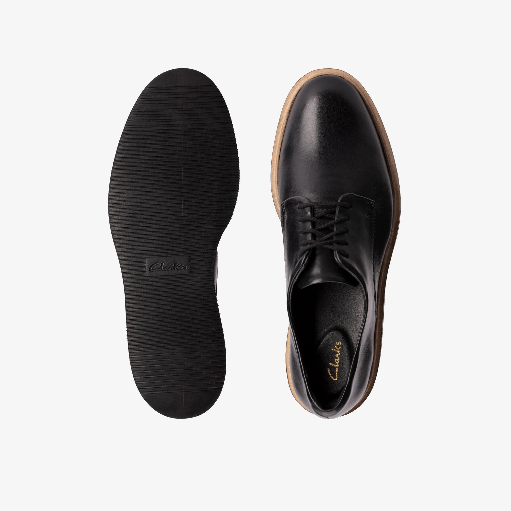 Glickly Derby Black Leather Derby Shoe, view 6 of 6