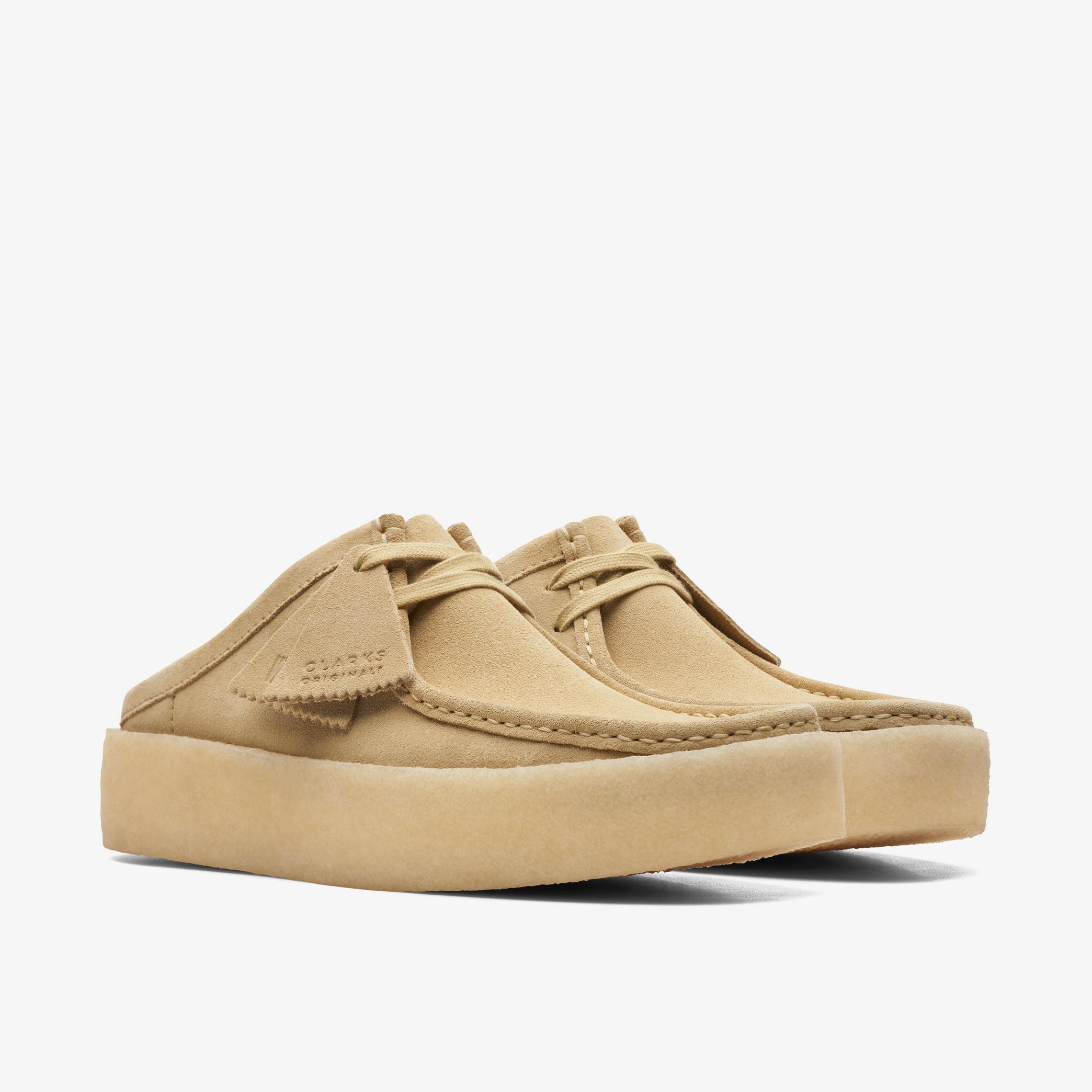Wallabee Cup Lo Maple Suede Shoes, view 4 of 6