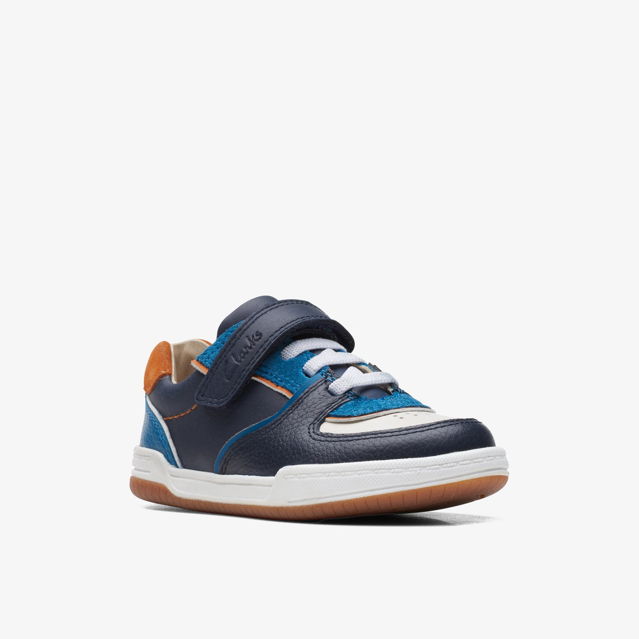 BOYS Fawn Craft Toddler Navy Combination Shoes | Clarks Outlet