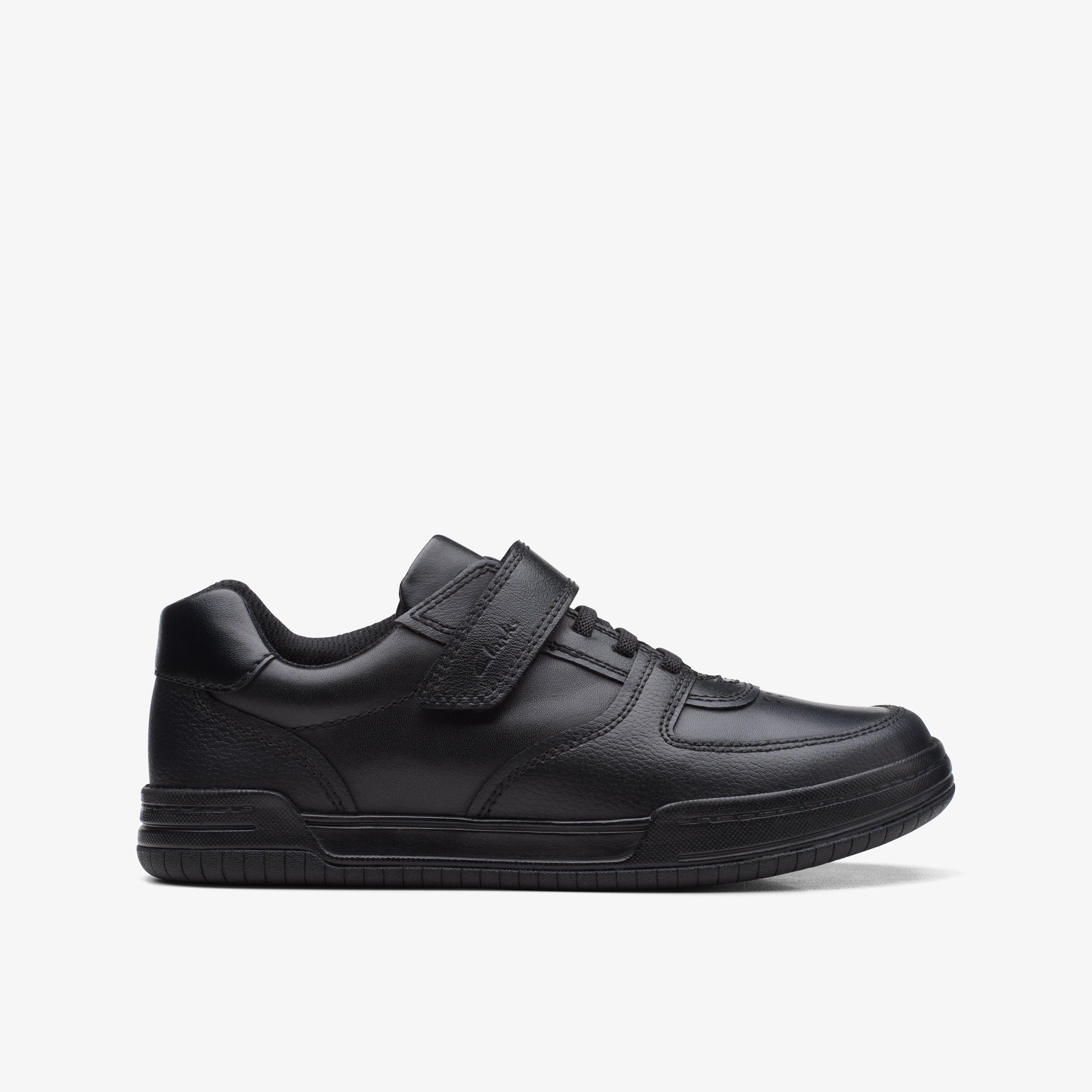 Clarks boys clearance black shoes